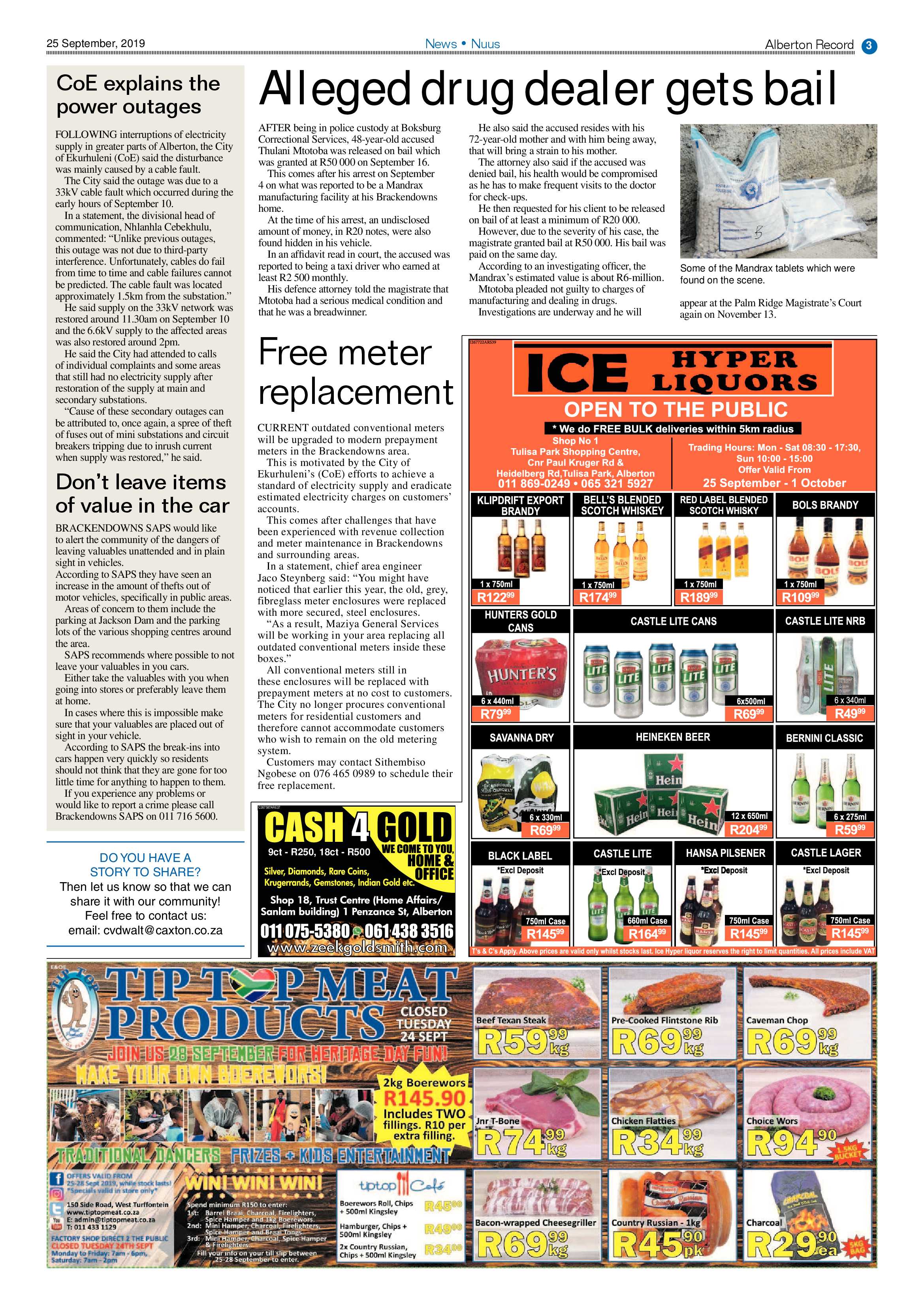 Alberton Record 25 September 2019 page 3
