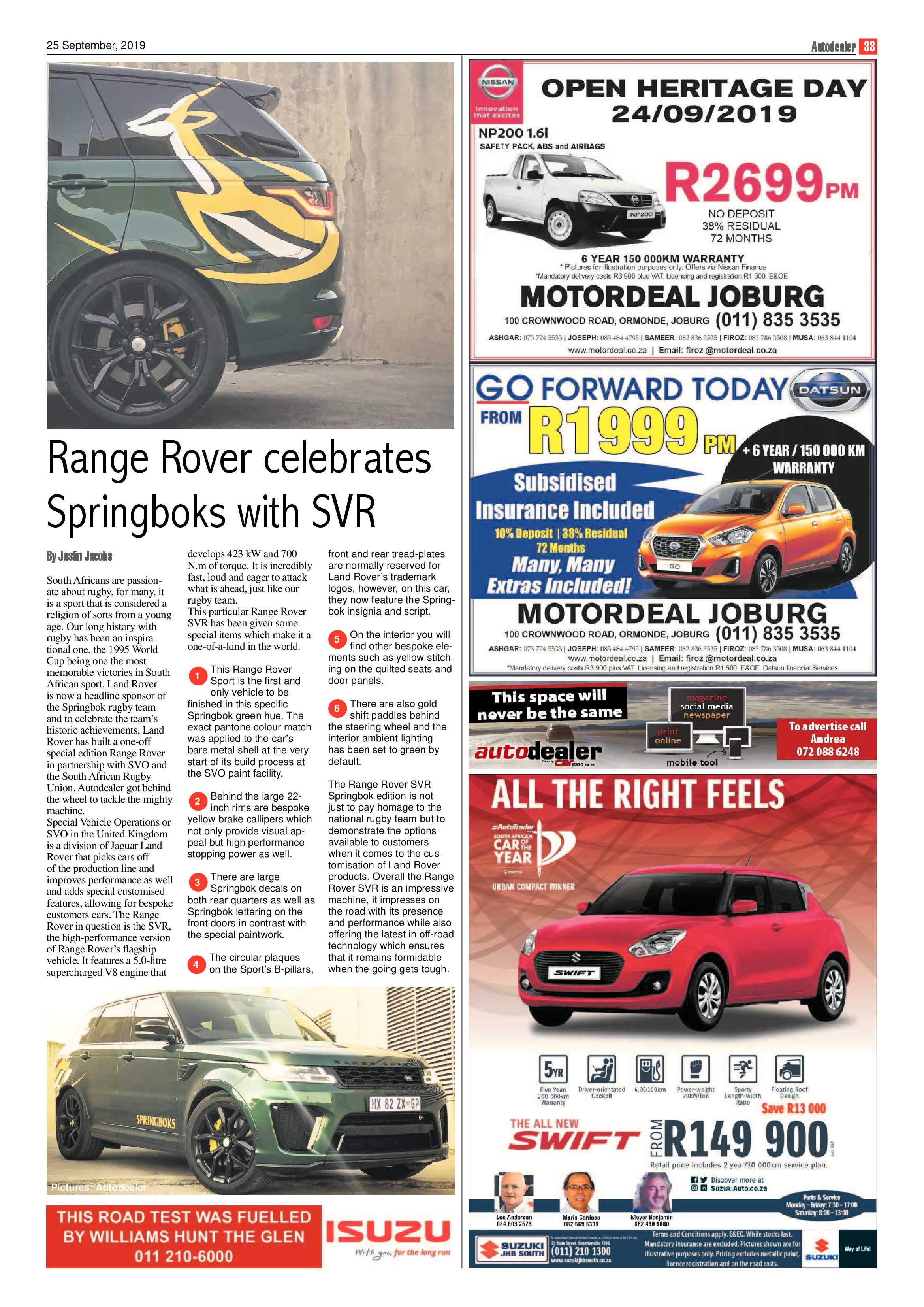 Alberton Record 25 September 2019 page 33