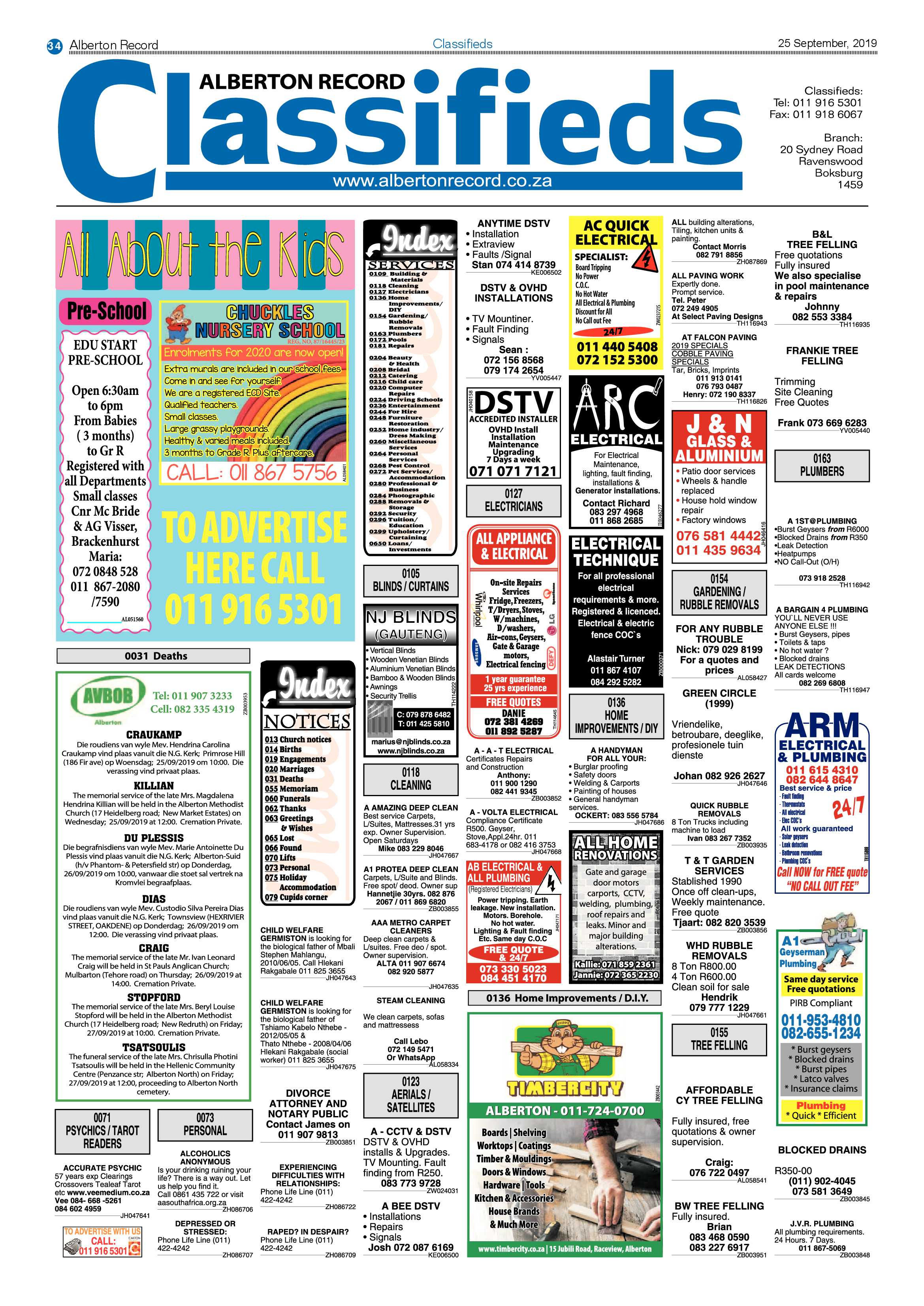 Alberton Record 25 September 2019 page 34
