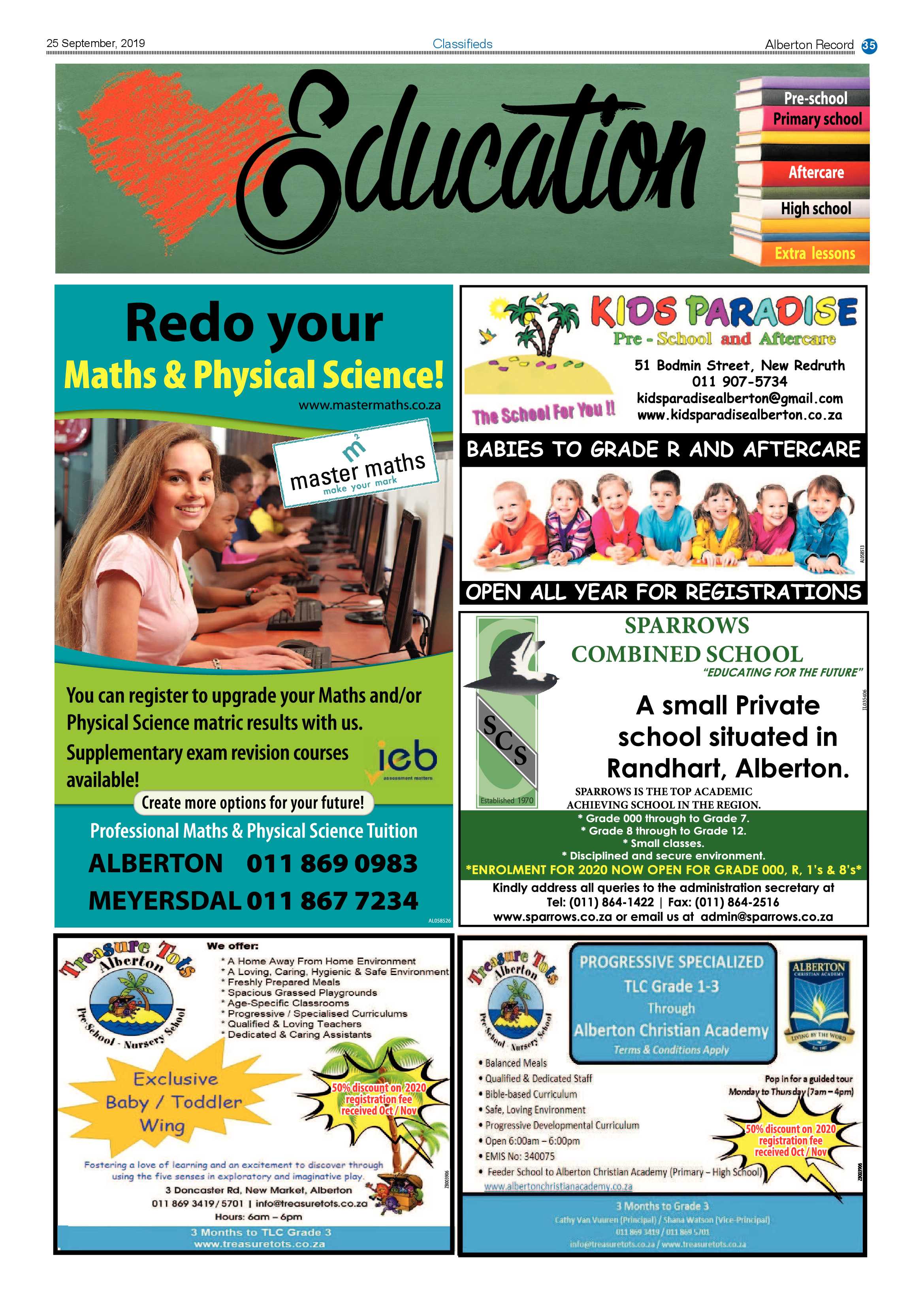 Alberton Record 25 September 2019 page 35