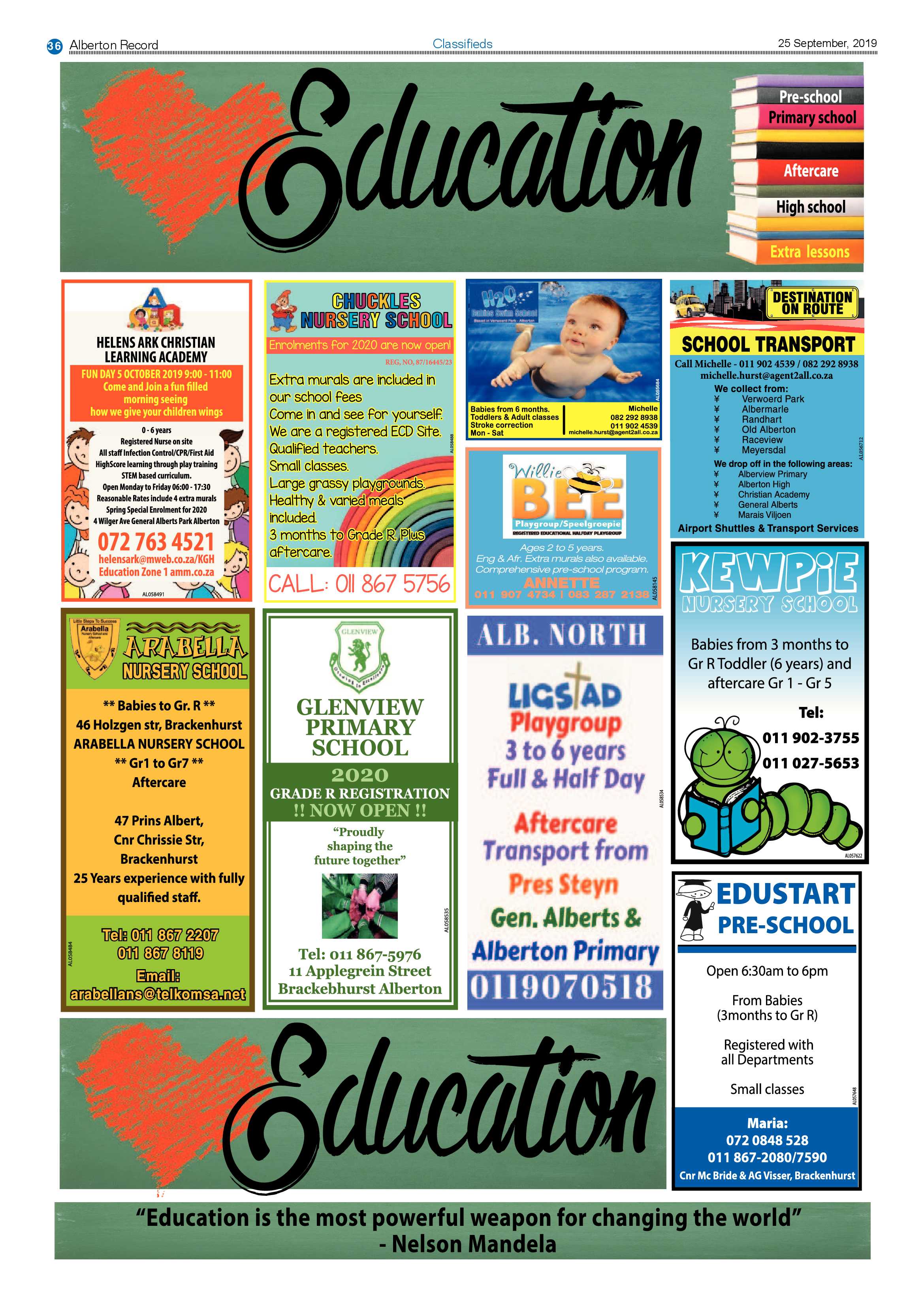 Alberton Record 25 September 2019 page 36