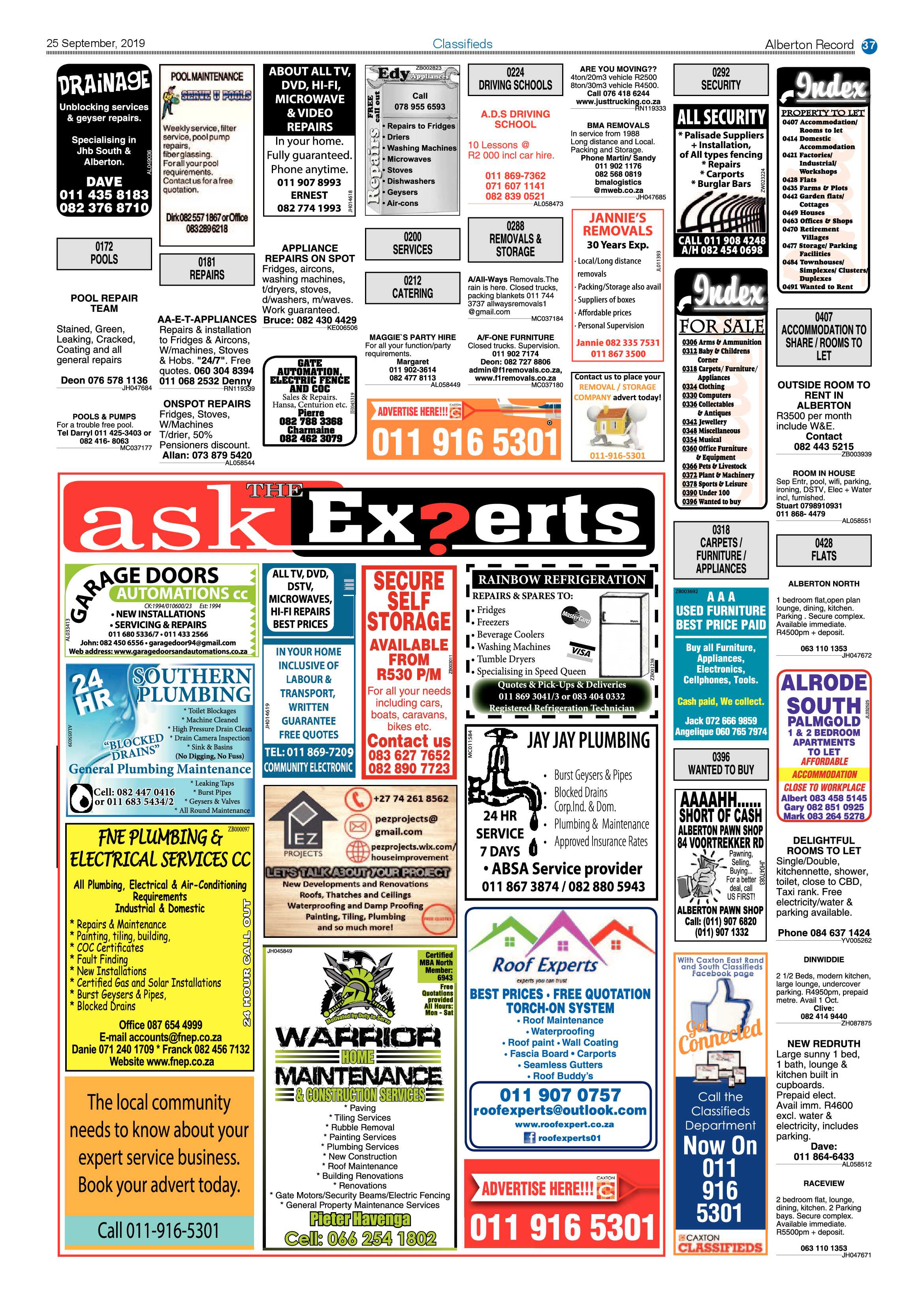 Alberton Record 25 September 2019 page 37