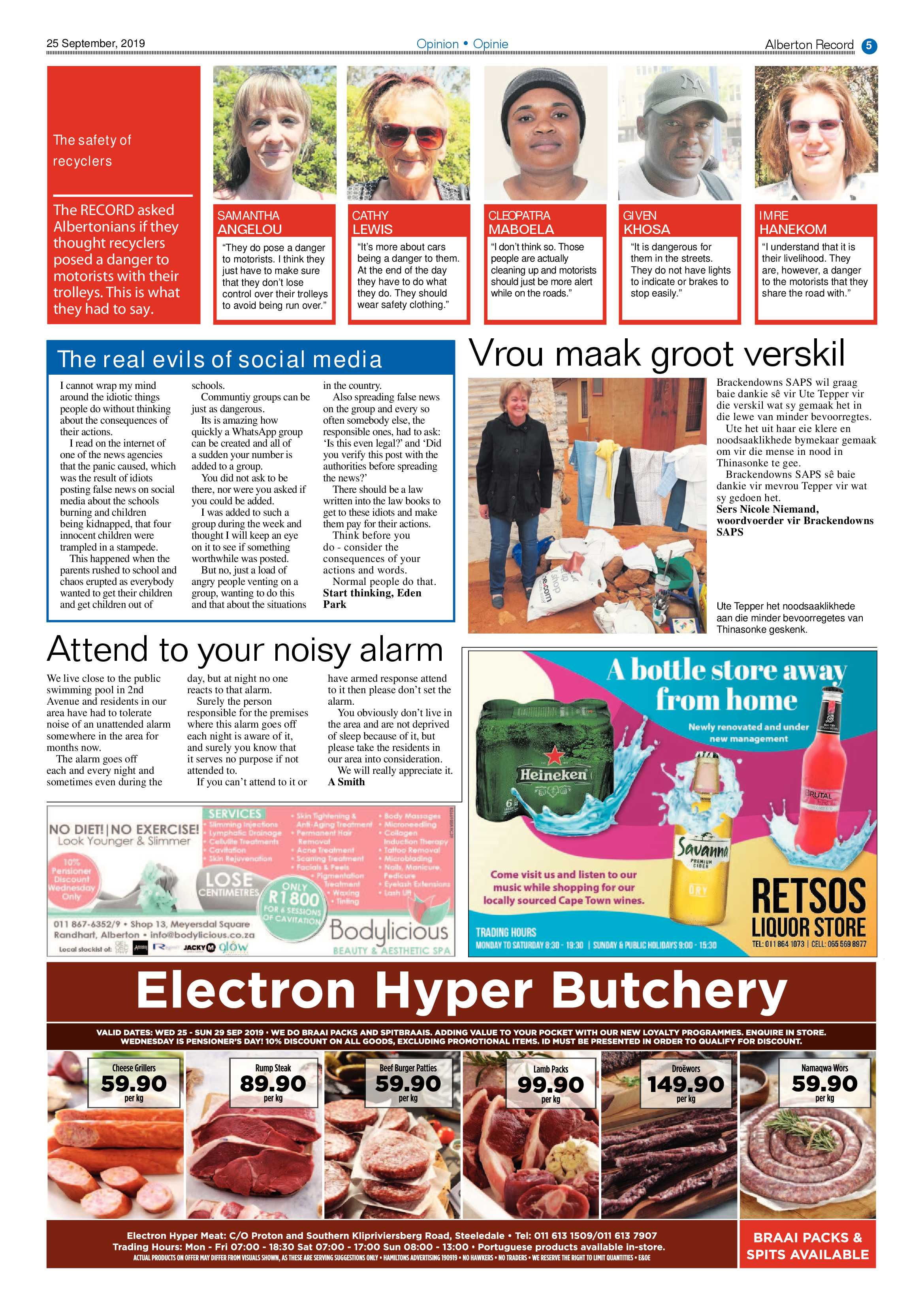 Alberton Record 25 September 2019 page 5