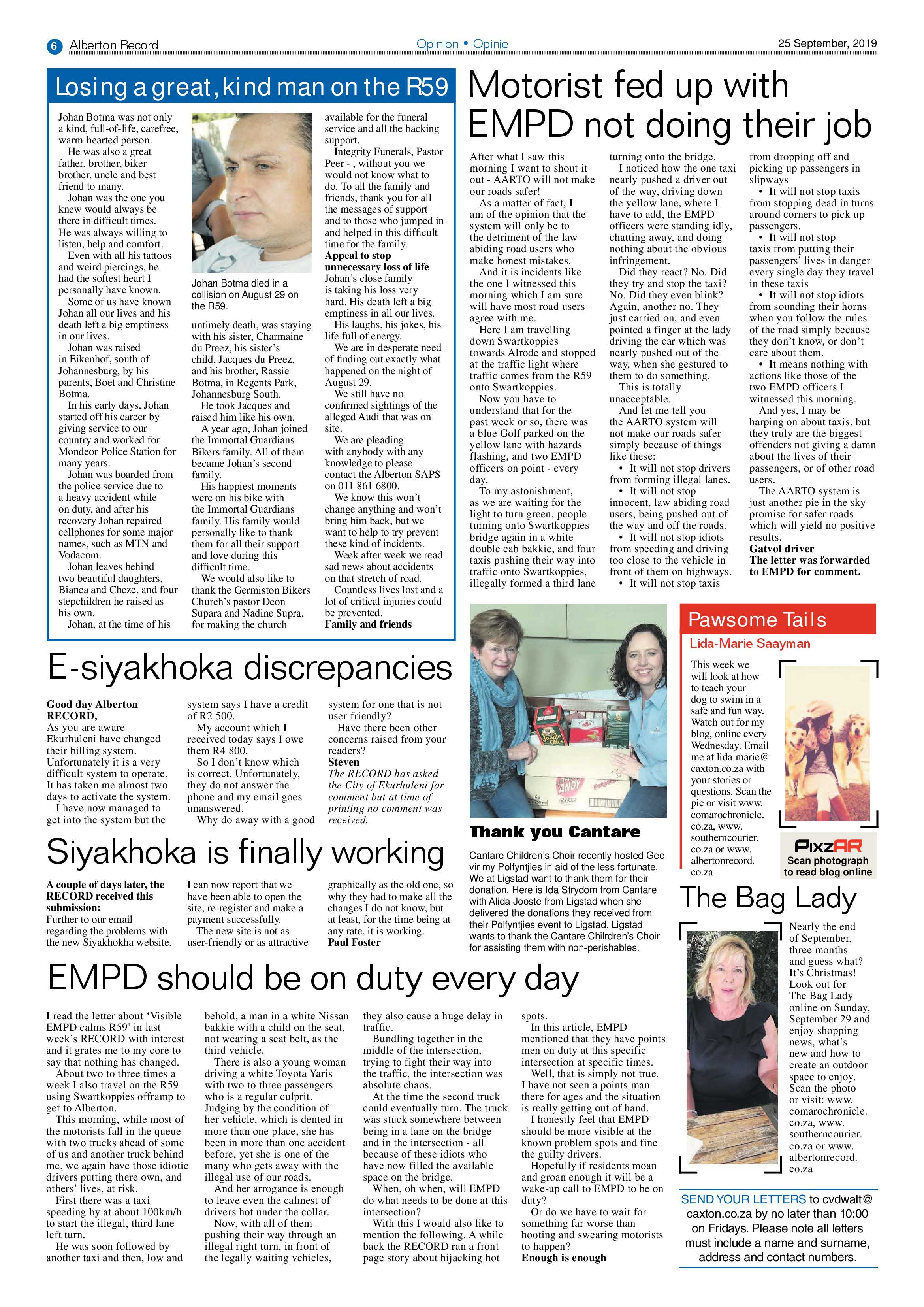 Alberton Record 25 September 2019 page 6