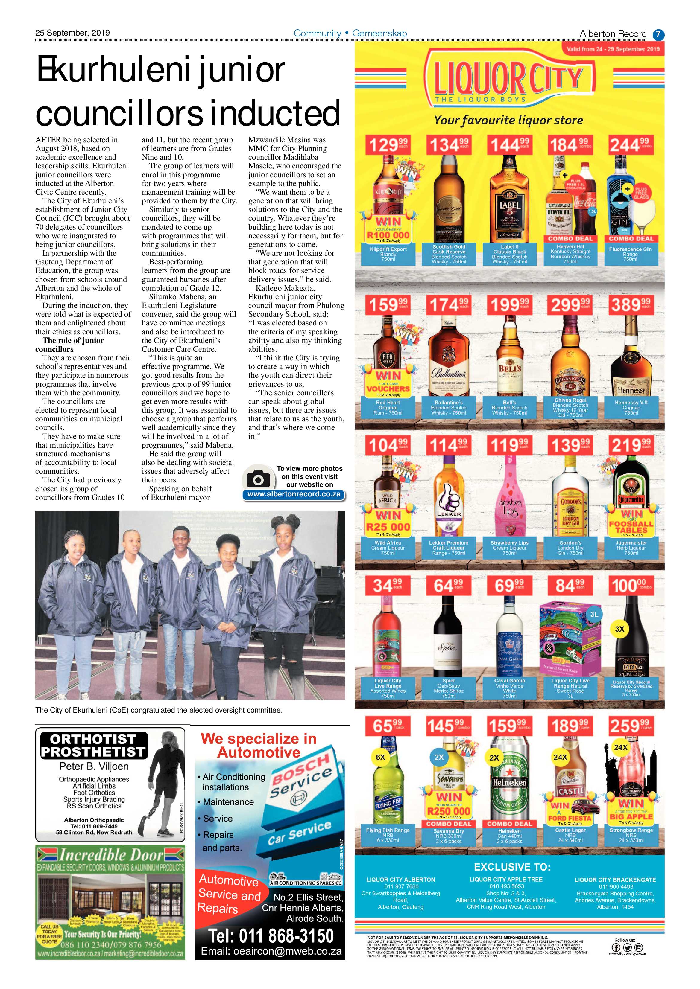 Alberton Record 25 September 2019 page 7