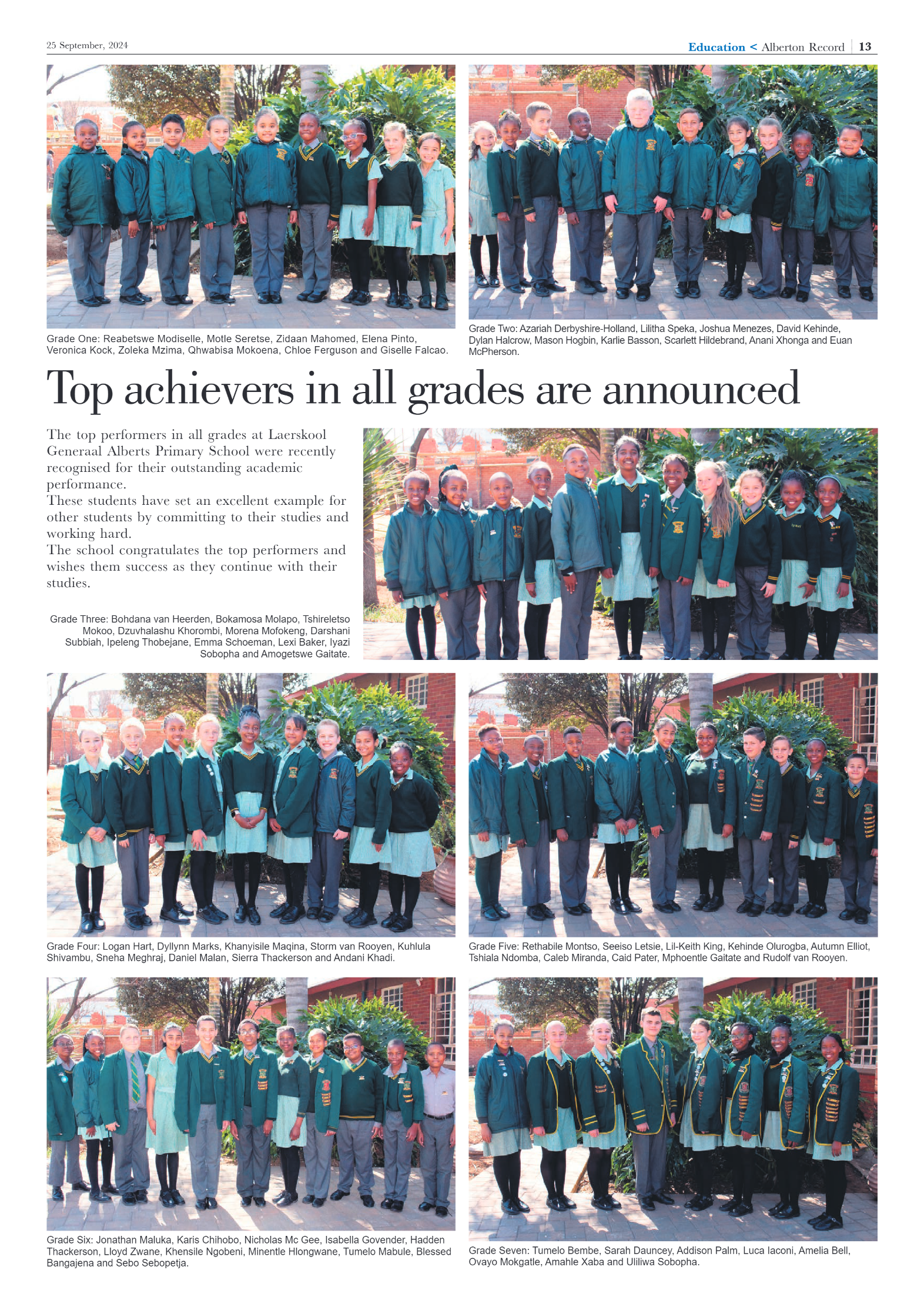 Alberton Record 25 September 2024 page 15