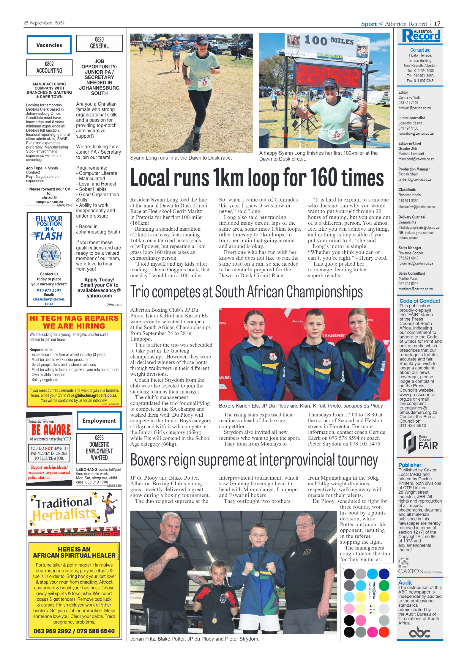 Alberton Record 25 September 2024 page 19
