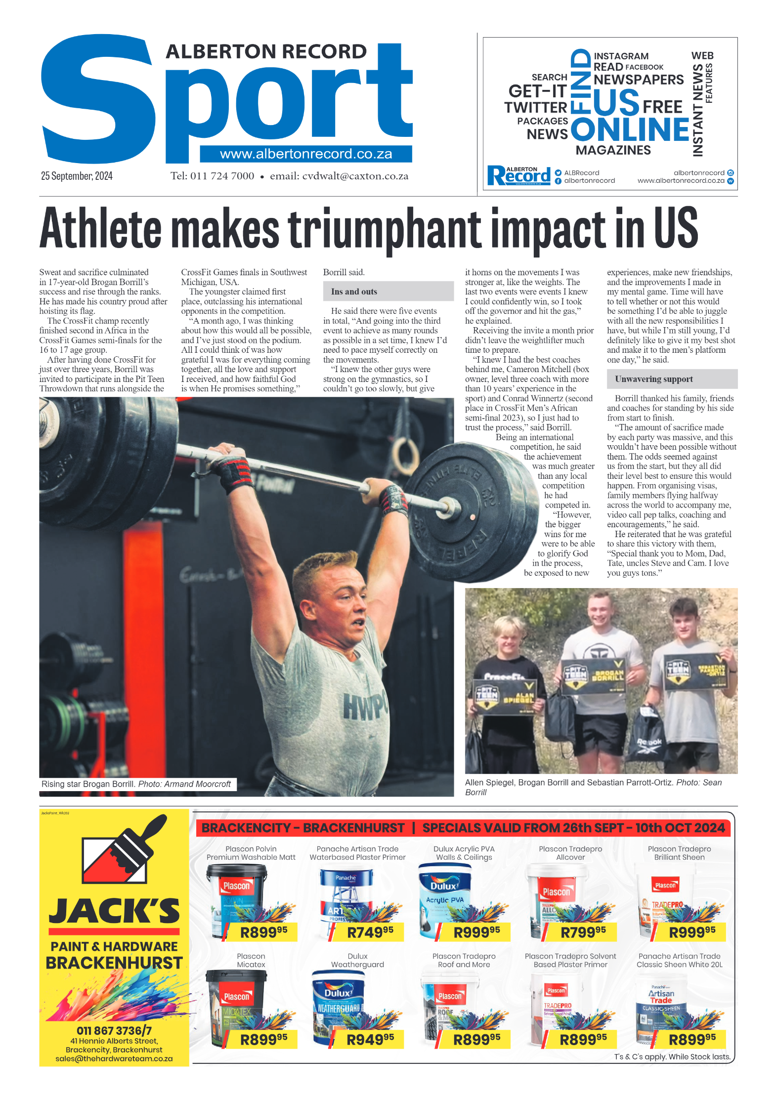 Alberton Record 25 September 2024 page 20