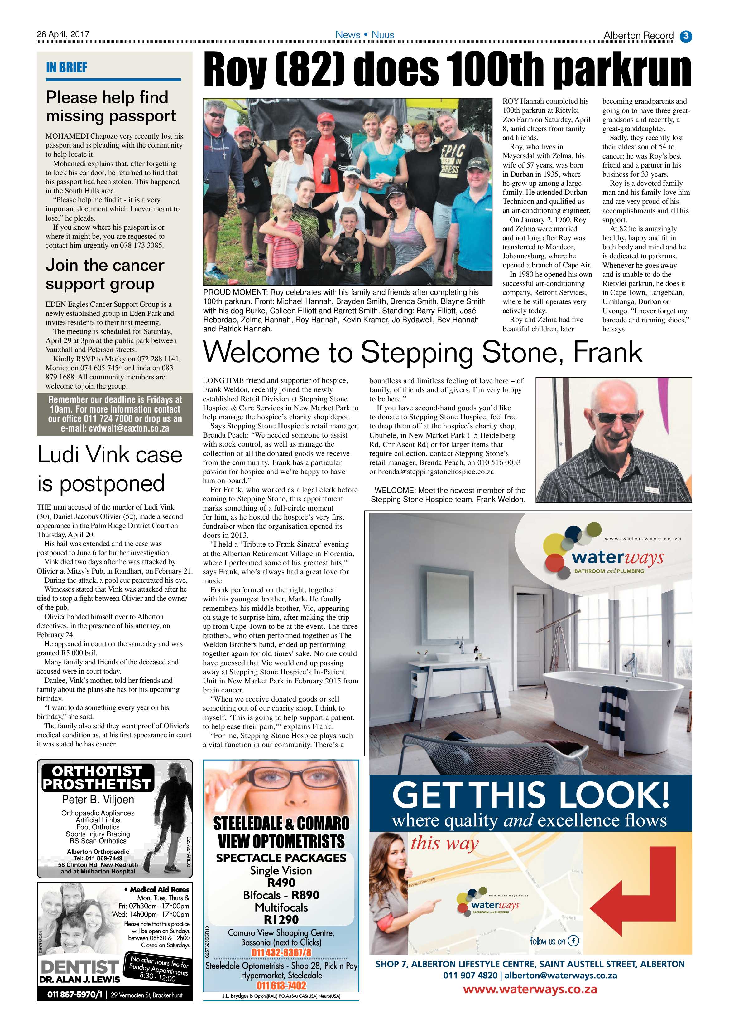 Alberton Record 26 April 2017 page 3