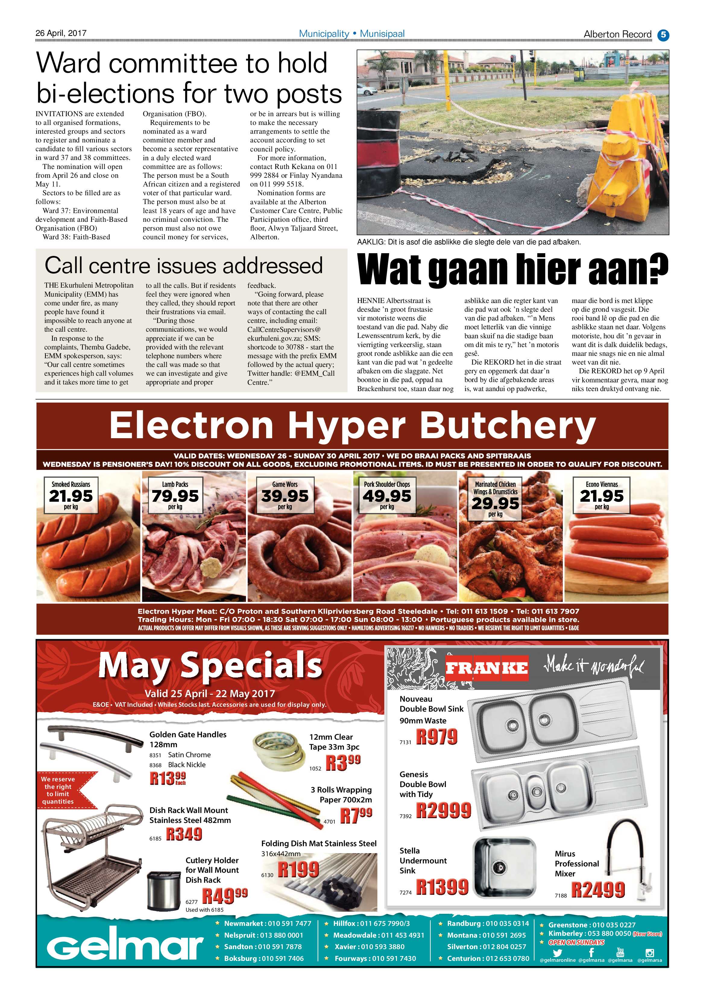 Alberton Record 26 April 2017 page 5