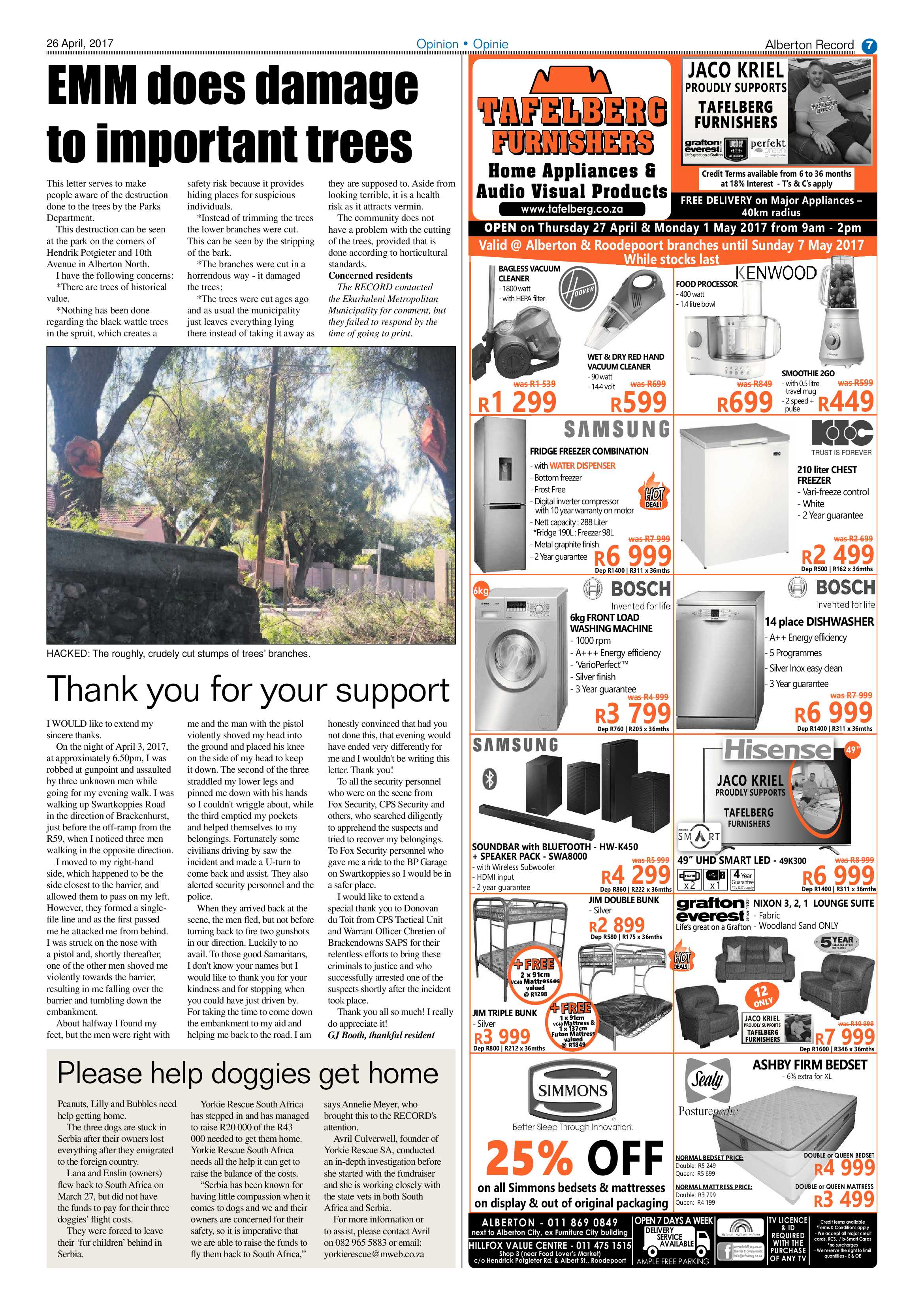 Alberton Record 26 April 2017 page 7