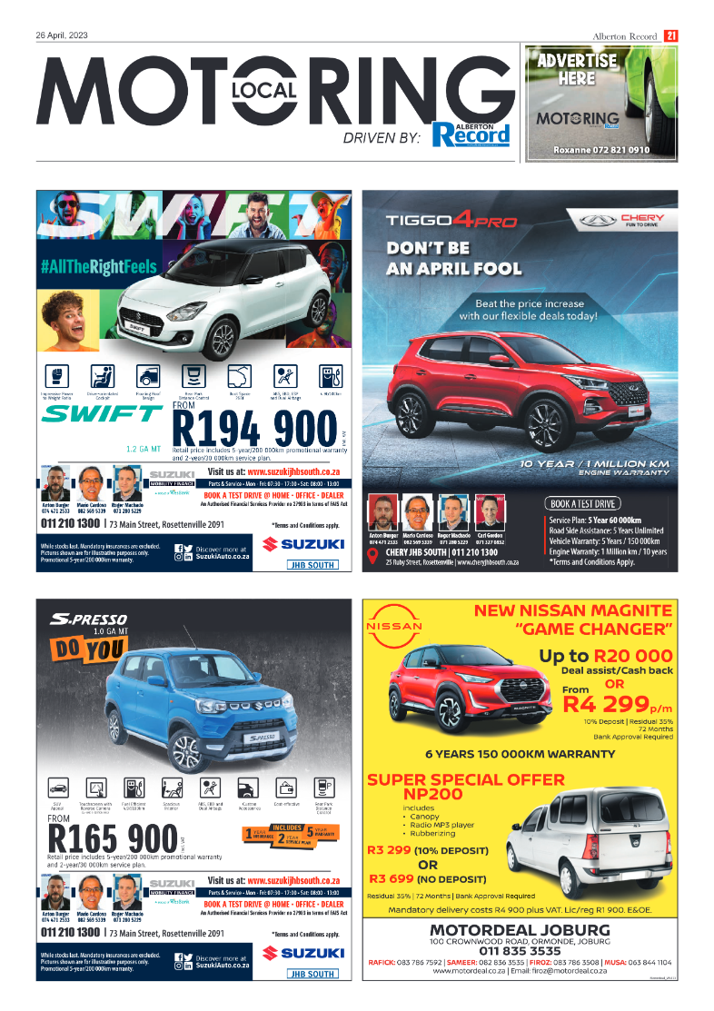 Alberton Record 26 April 2023 page 21