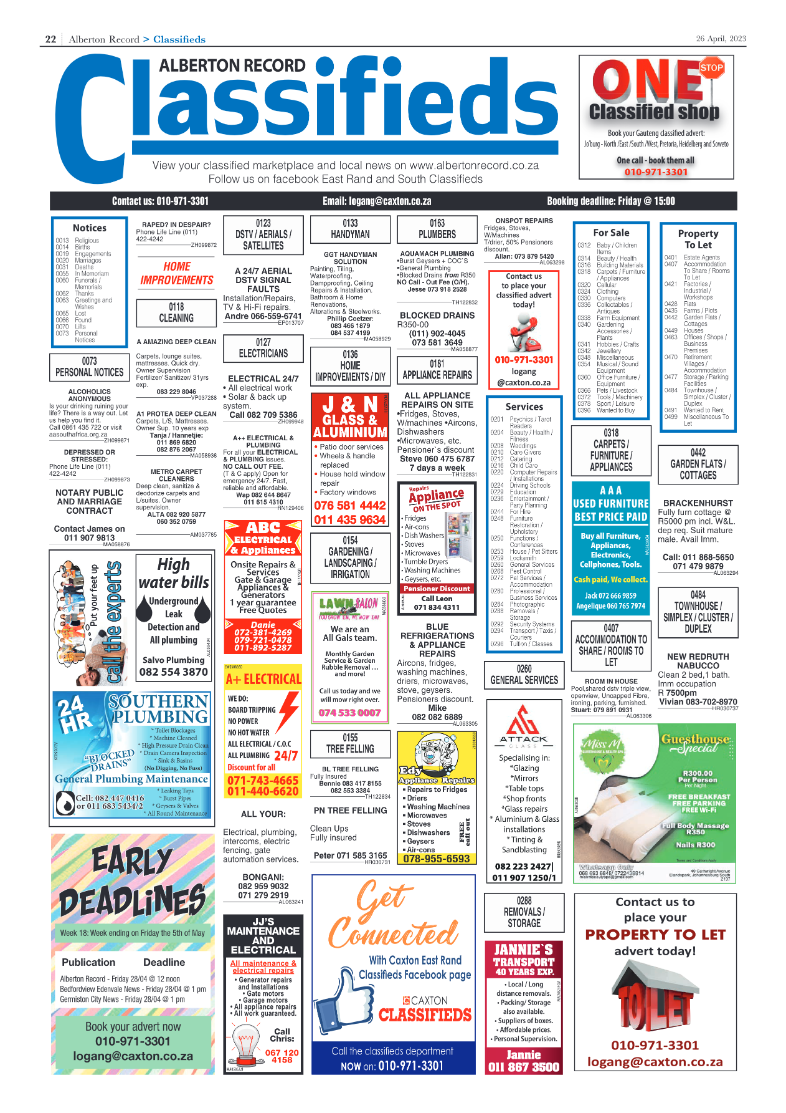 Alberton Record 26 April 2023 page 22