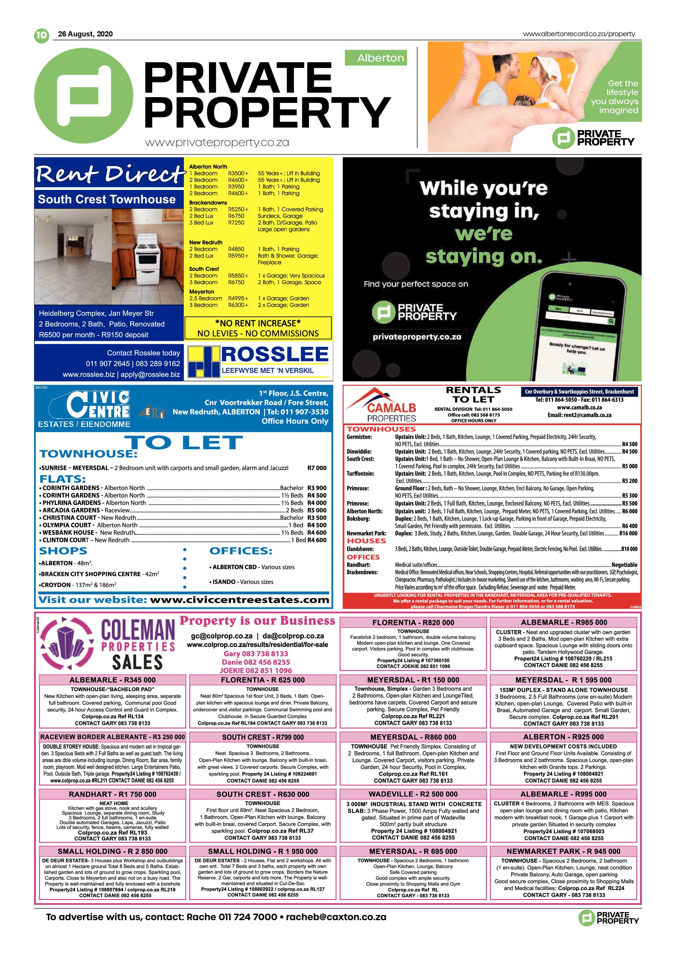 Alberton Record 26 August 2020 page 10