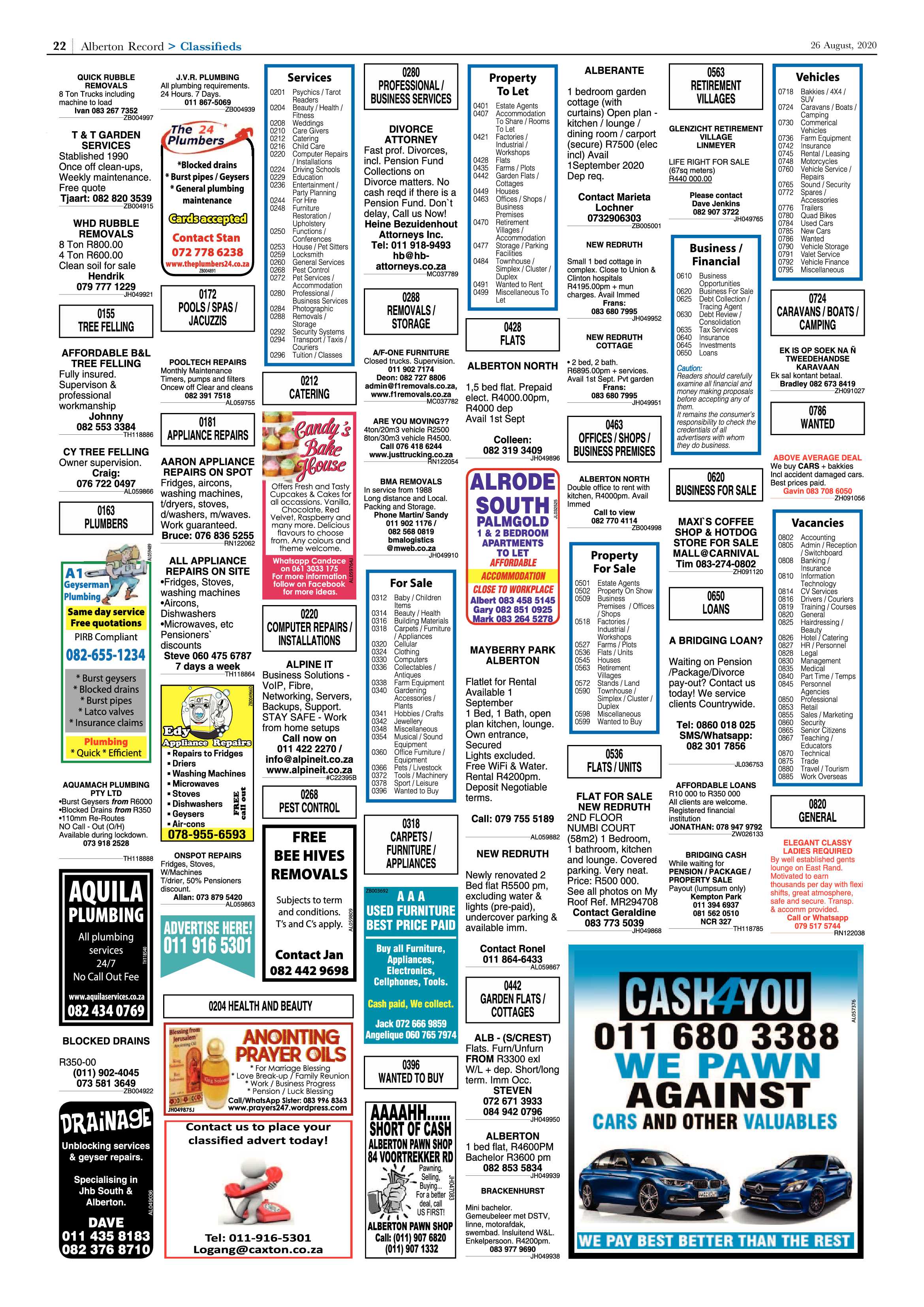 Alberton Record 26 August 2020 page 22