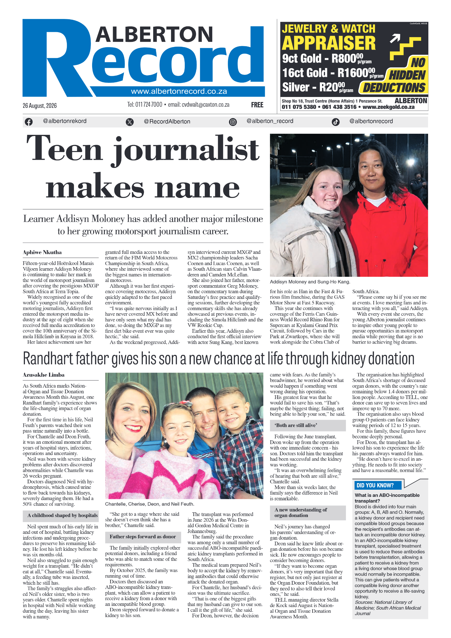 Alberton Record 26 August 2026 page 3