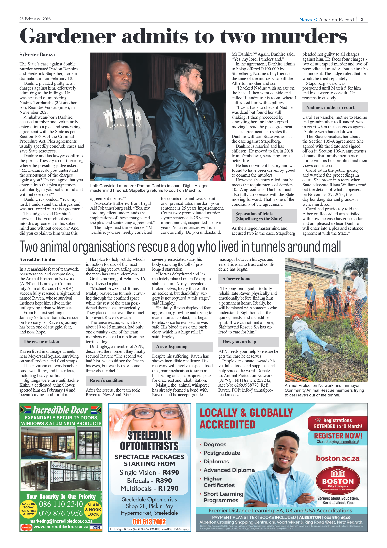 Alberton Record 26 February 2025 page 3
