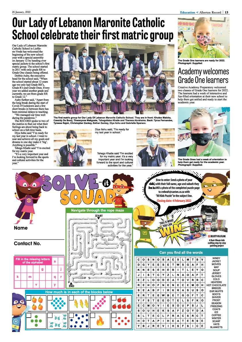 Alberton Record 26 January 2022 page 15