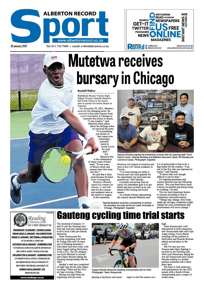 Alberton Record 26 January 2022 page 22