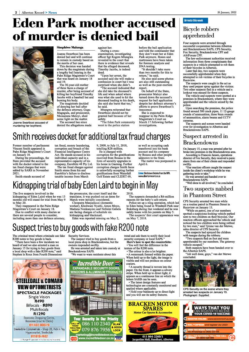 Alberton Record 26 January 2022 page 4