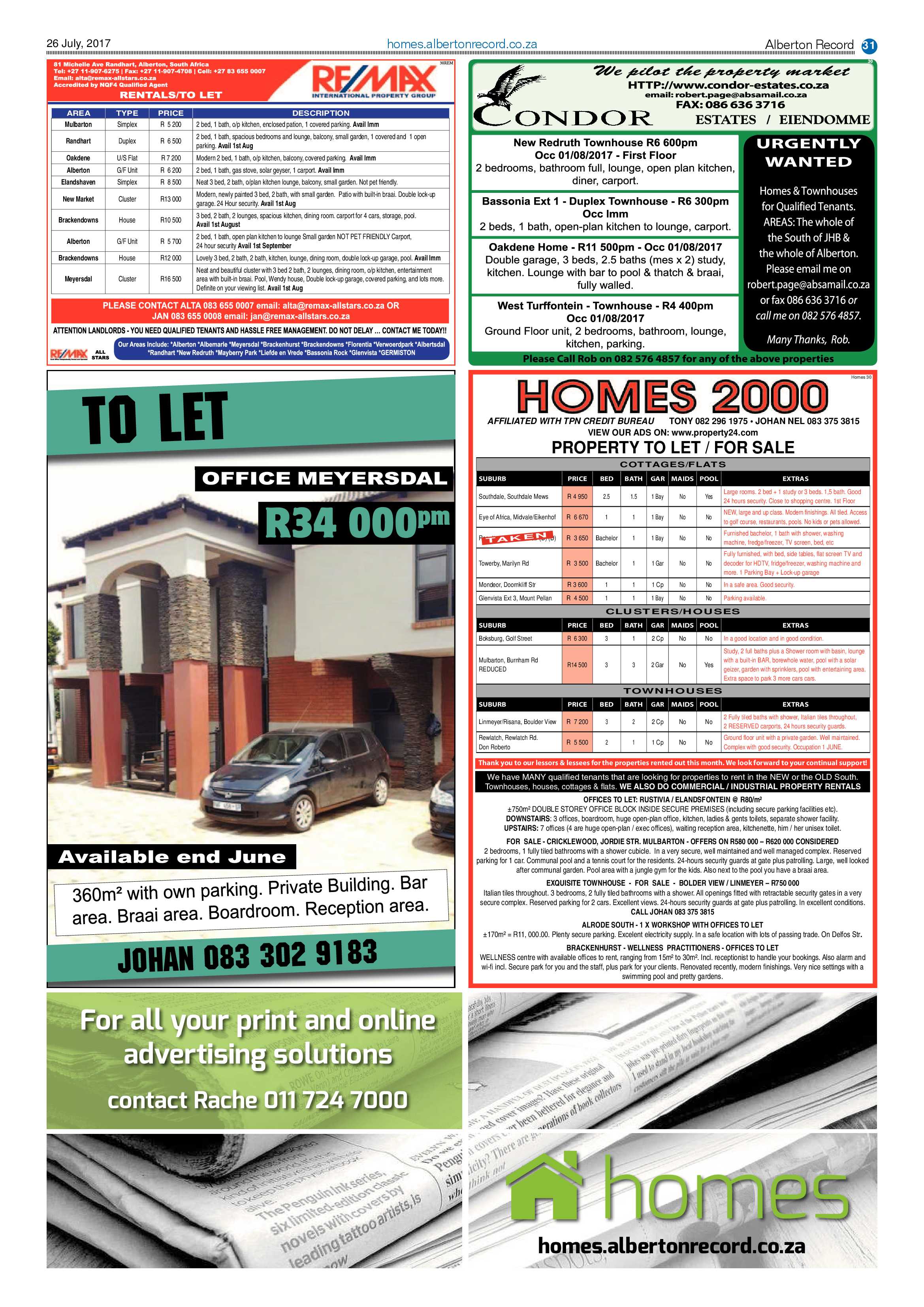 Alberton Record 26 July 2017 page 31