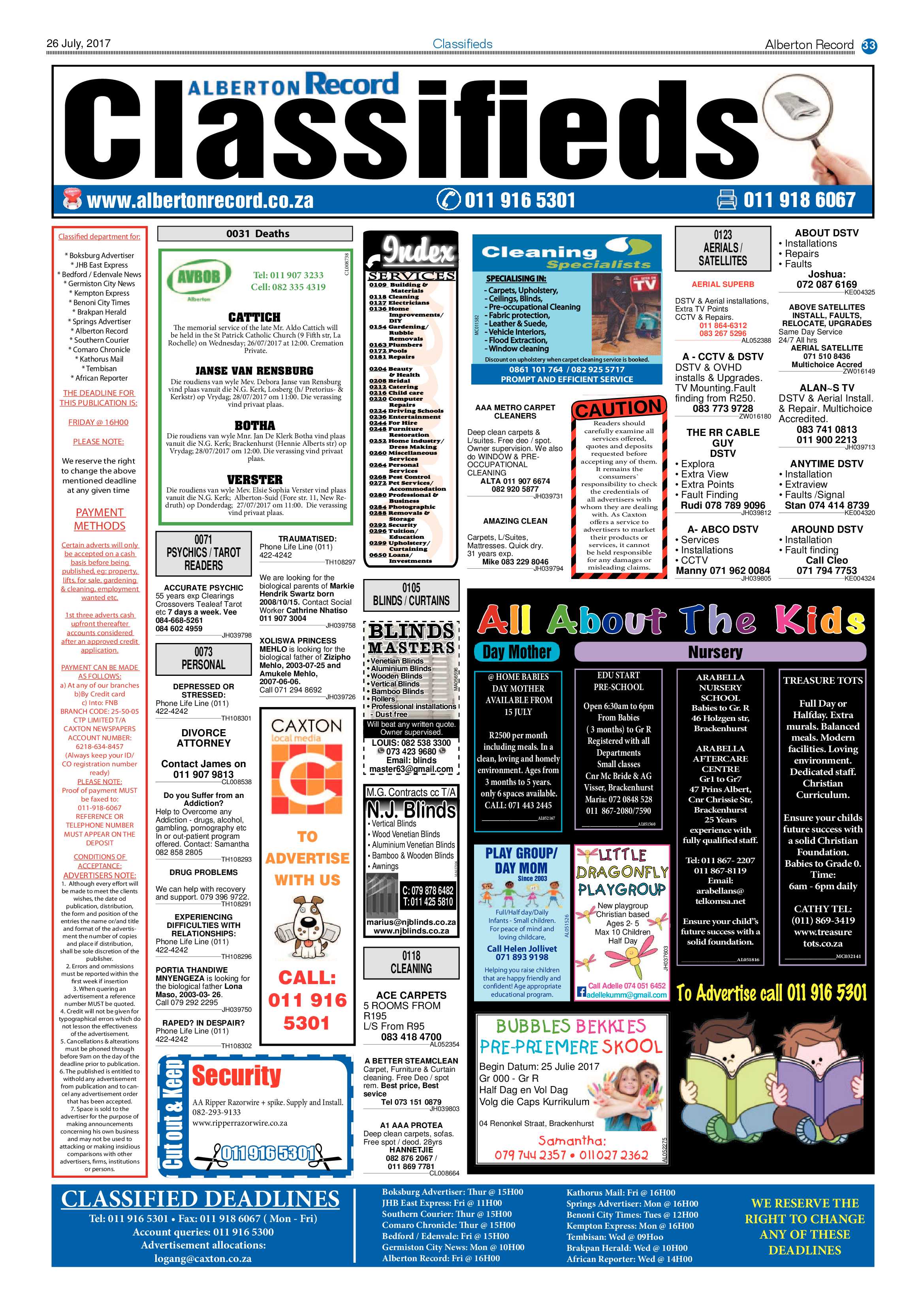 Alberton Record 26 July 2017 page 33