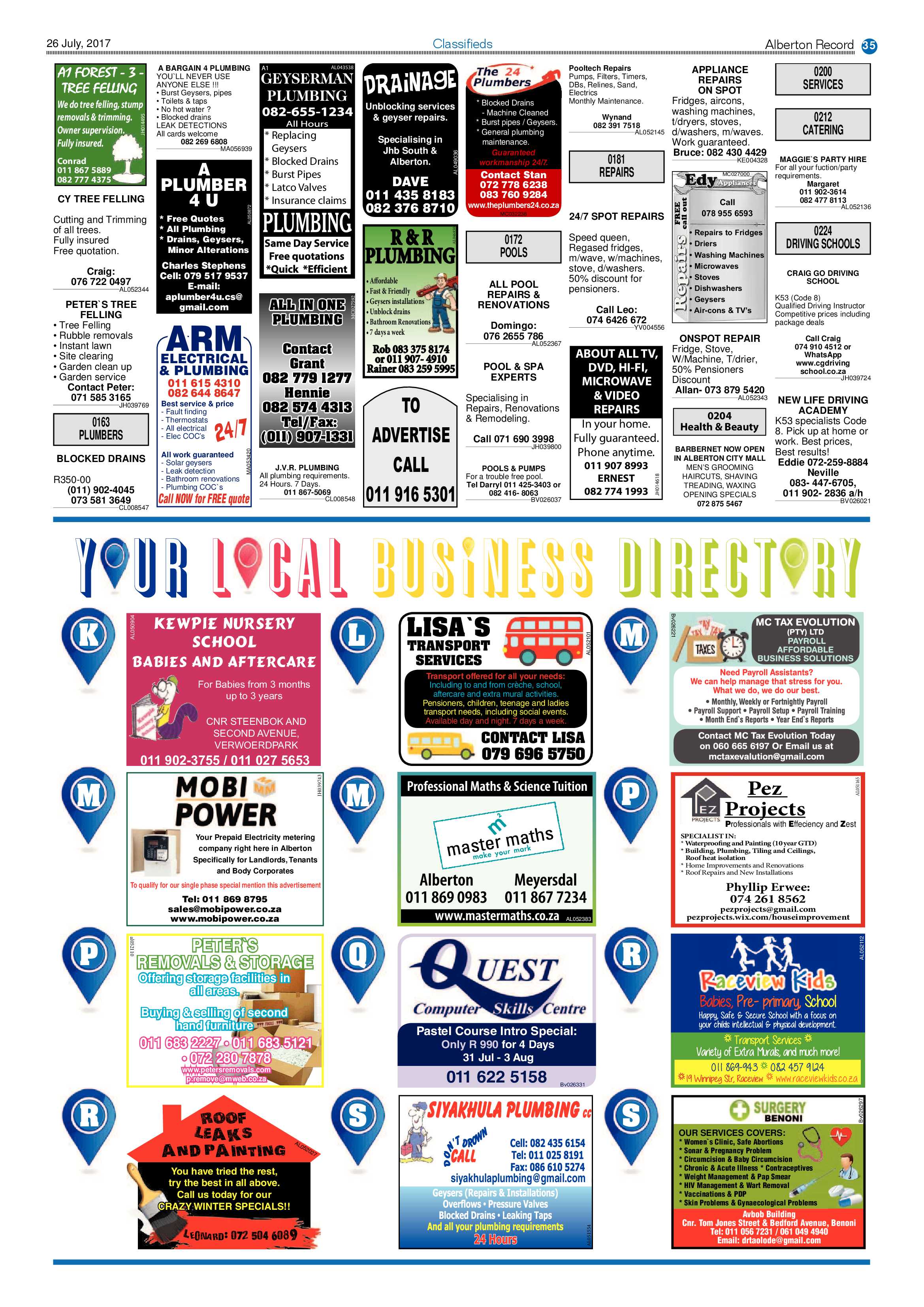 Alberton Record 26 July 2017 page 35