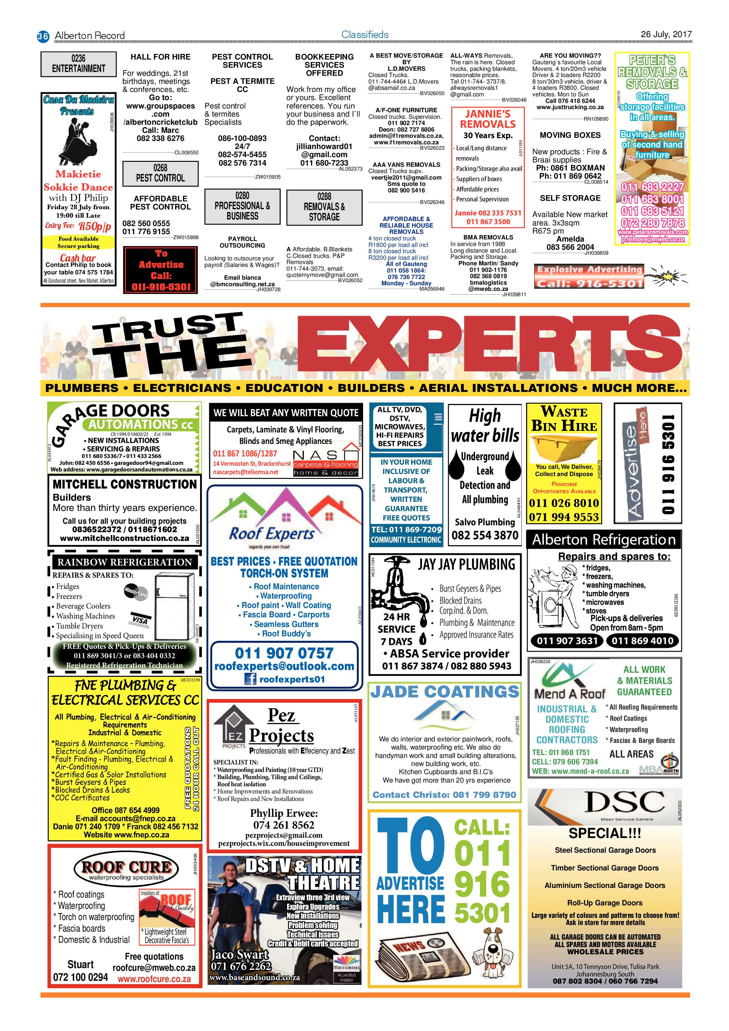 Alberton Record 26 July 2017 page 36