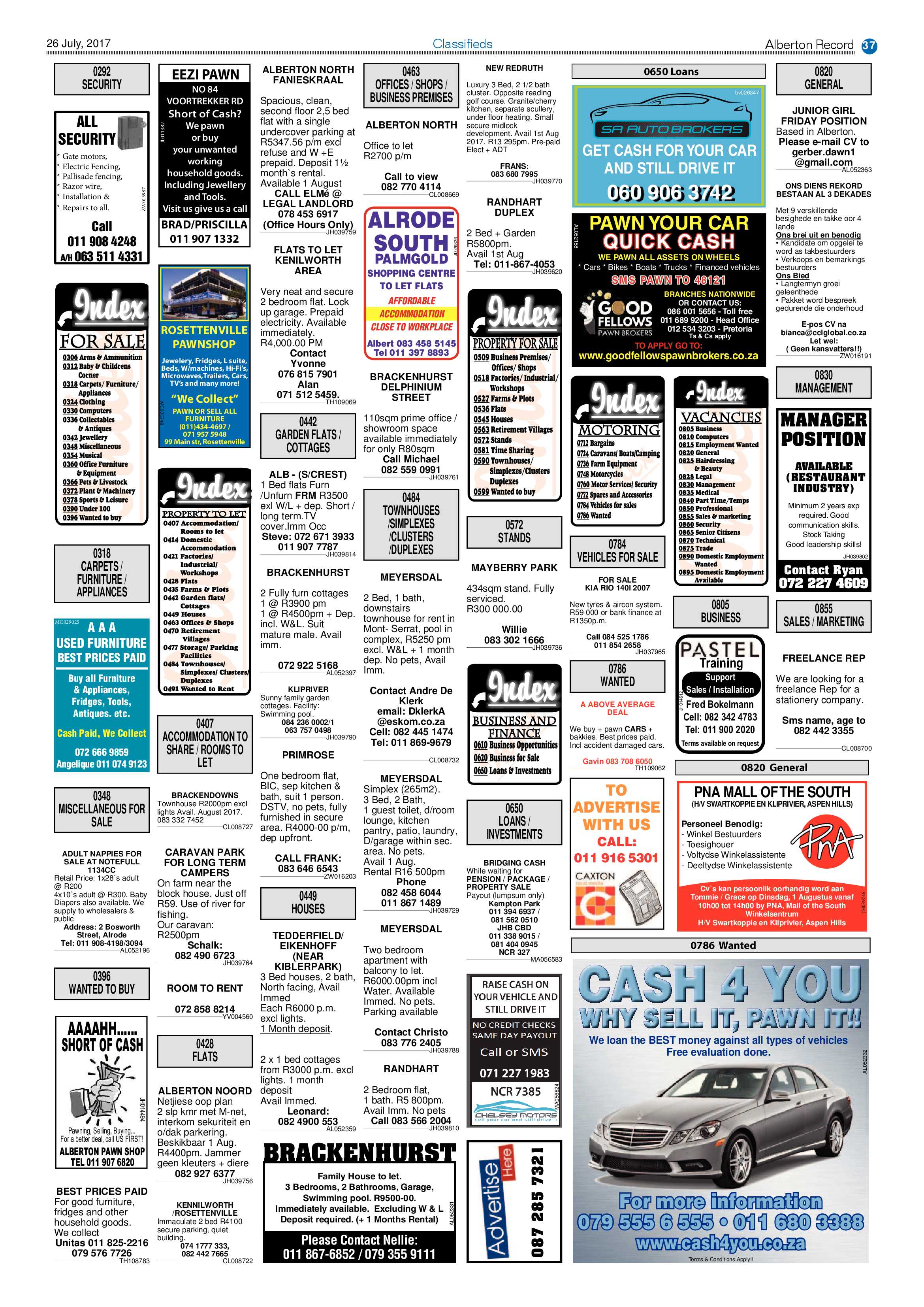 Alberton Record 26 July 2017 page 37