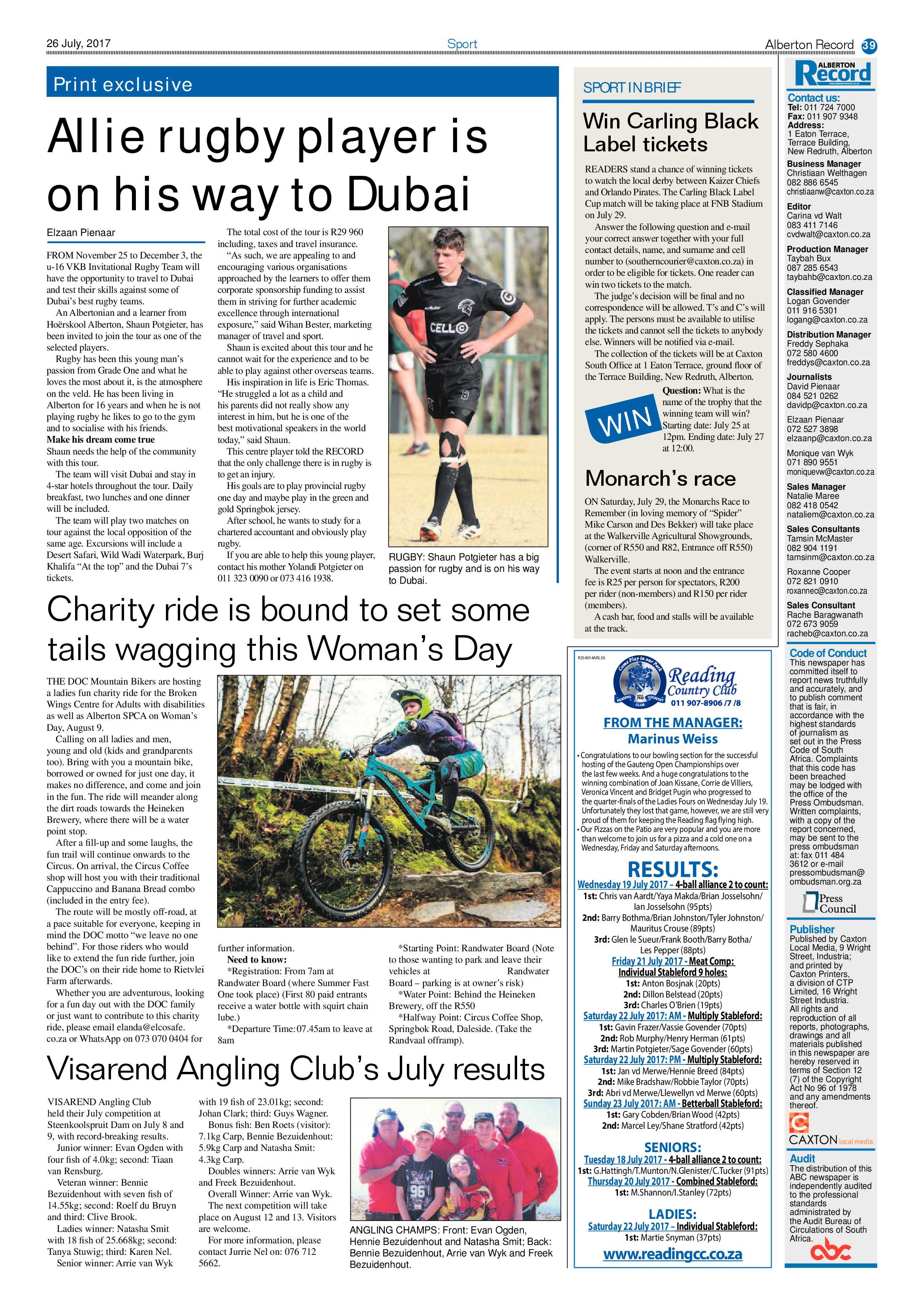 Alberton Record 26 July 2017 page 39