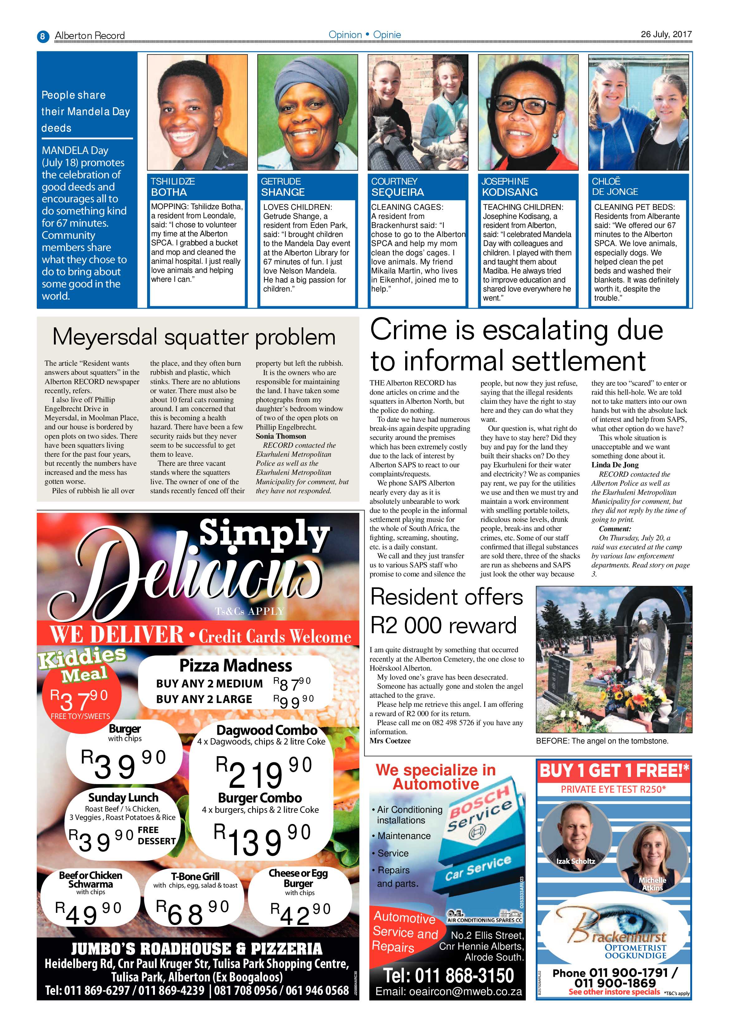 Alberton Record 26 July 2017 page 8