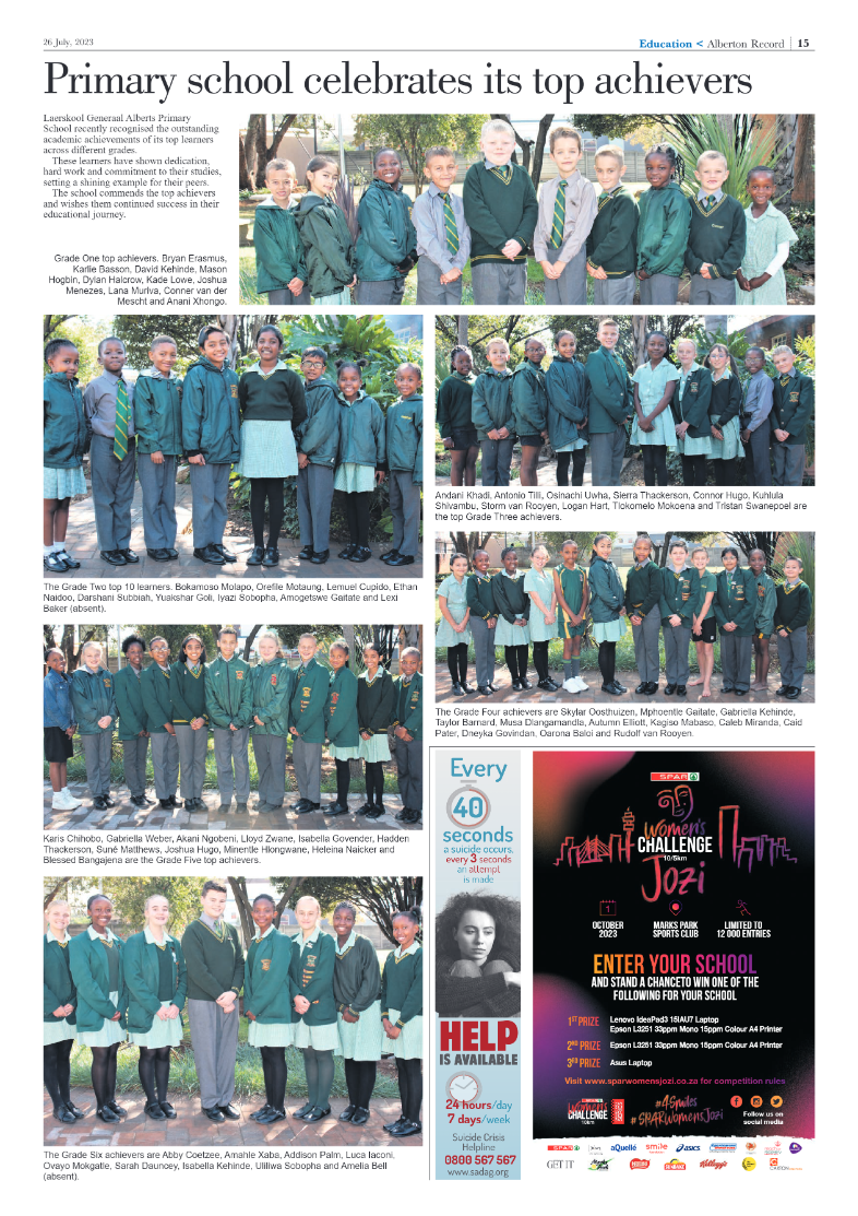 Alberton Record 26 July 2023 page 15