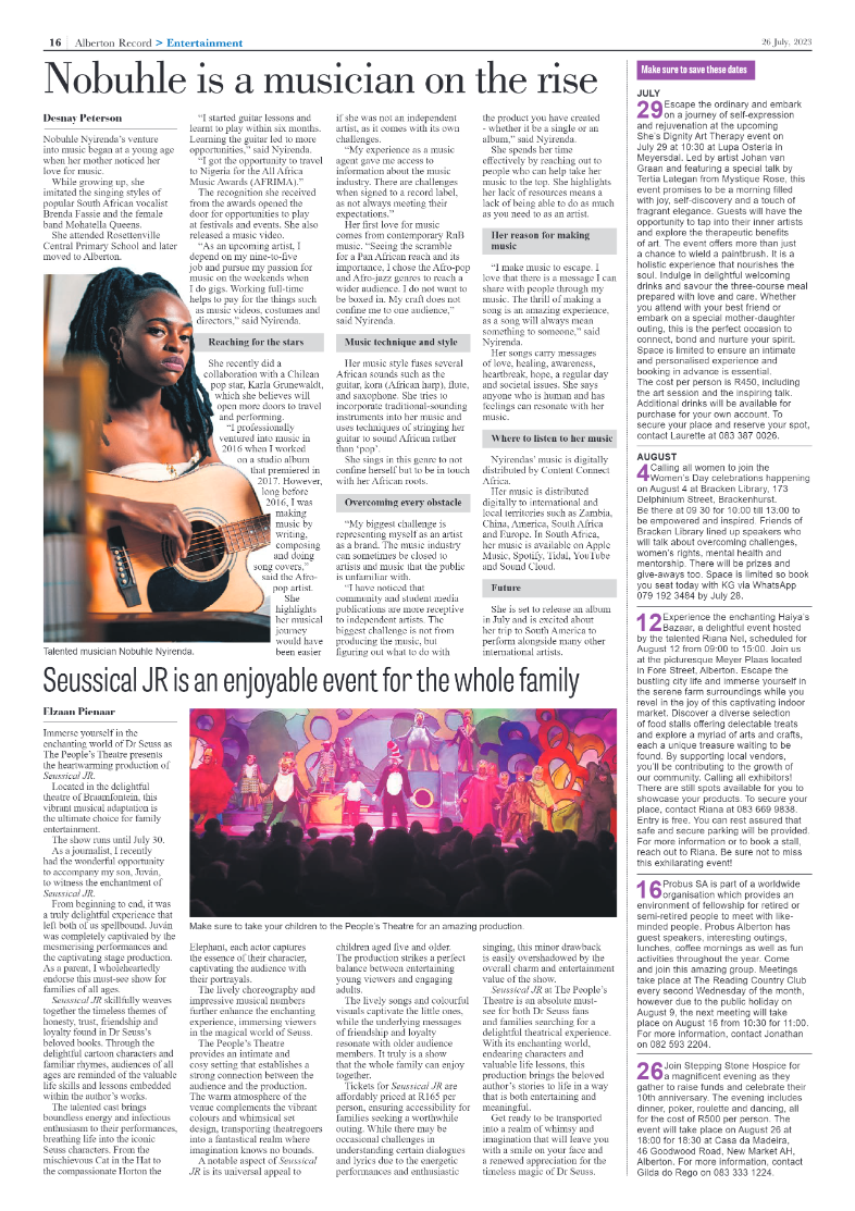 Alberton Record 26 July 2023 page 16