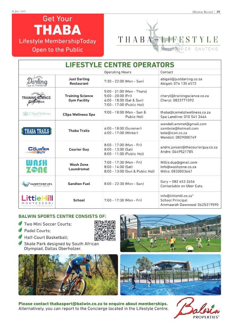 Alberton Record 26 July 2023 page 19