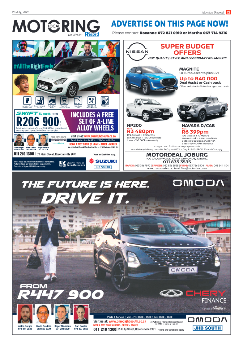 Alberton Record 26 July 2023 page 20