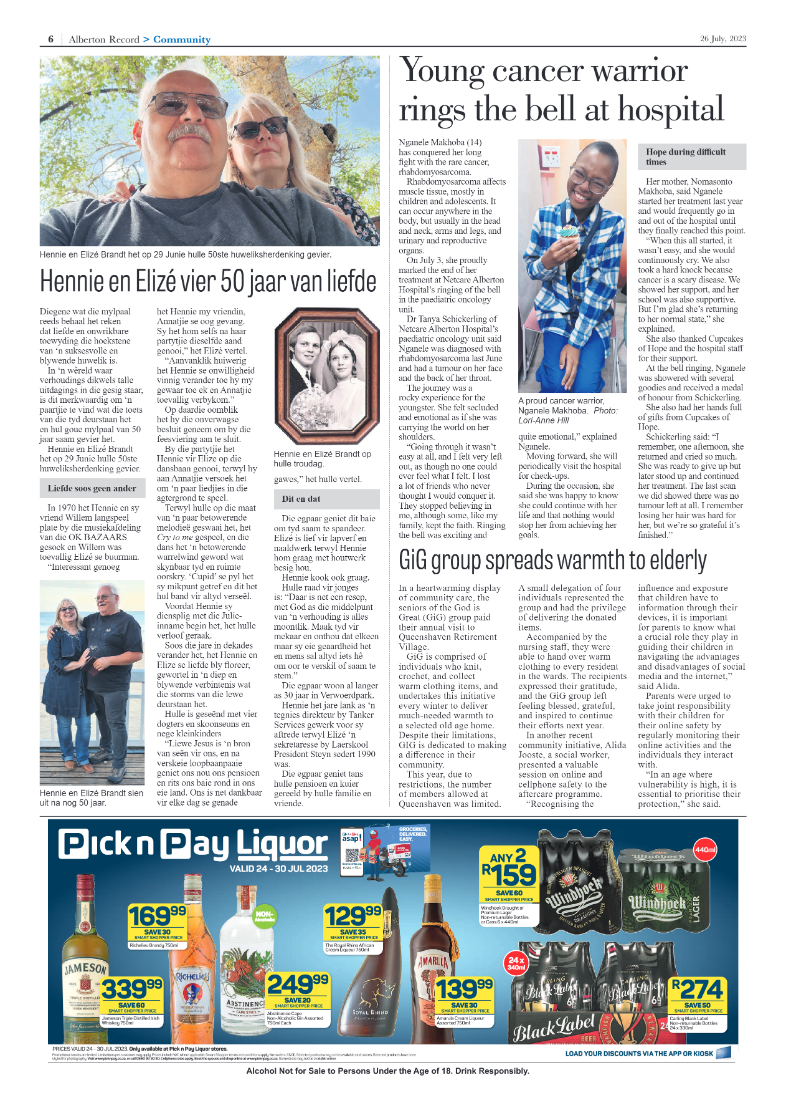 Alberton Record 26 July 2023 page 6