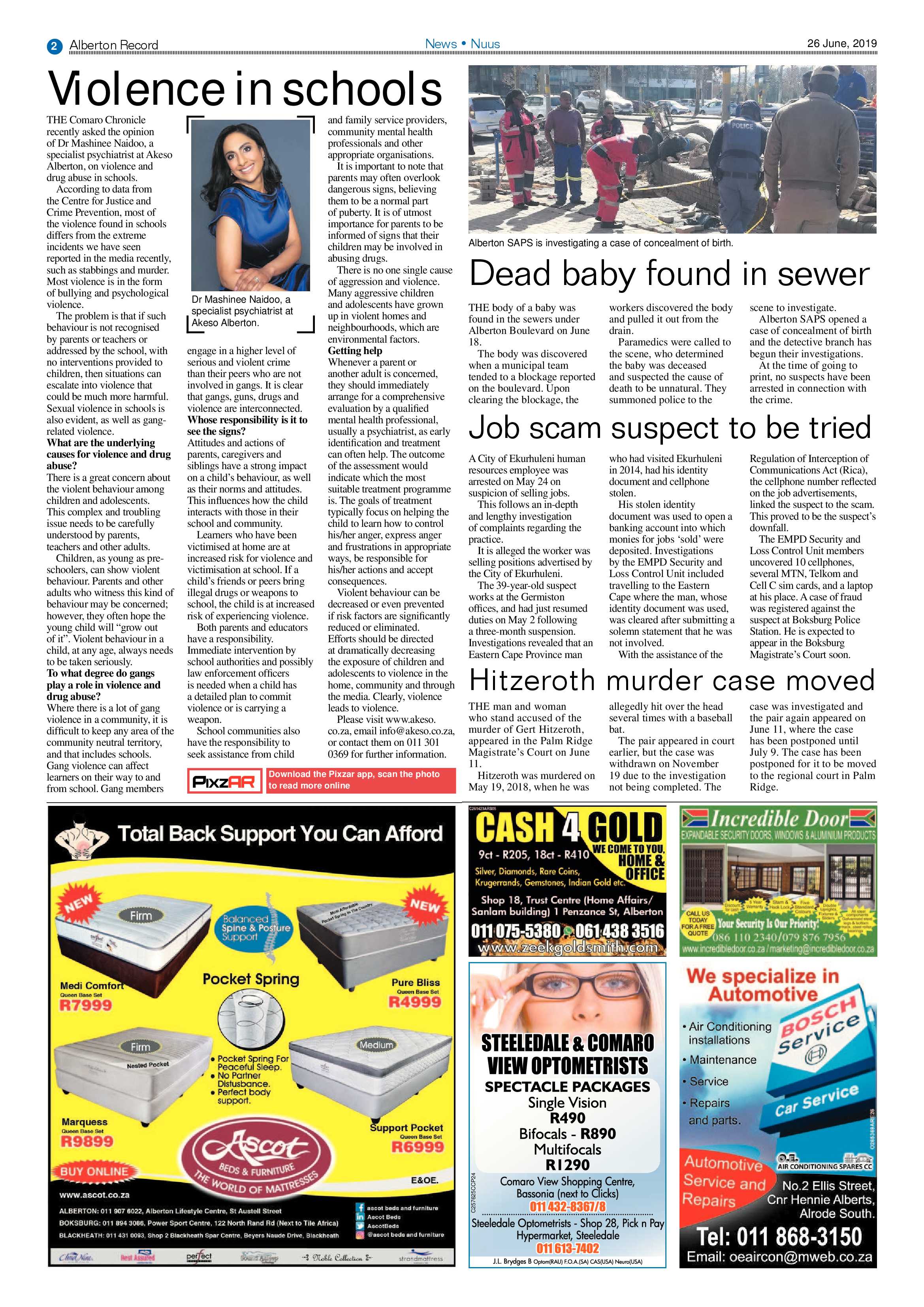 Alberton Record 26 June 2019 page 2