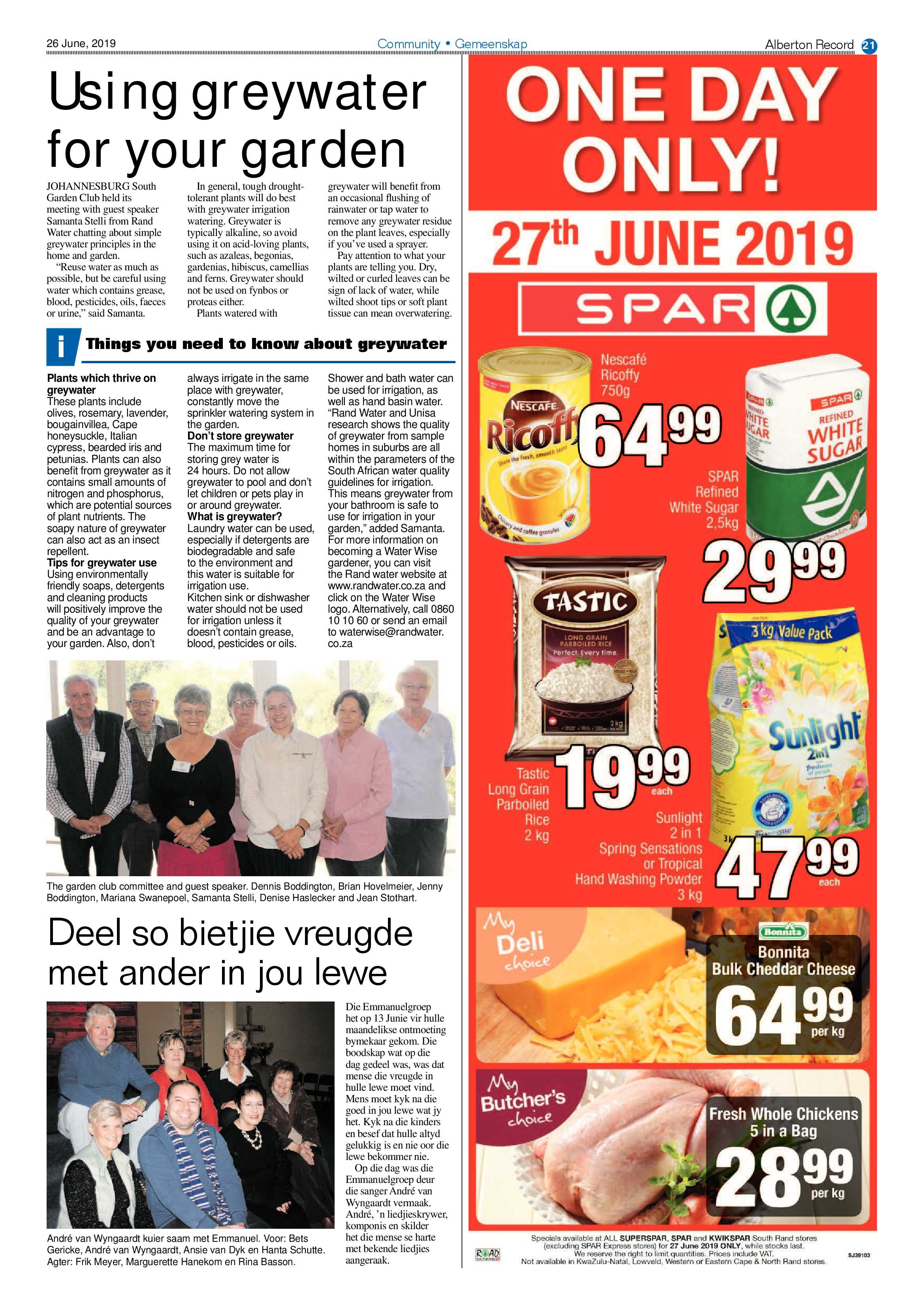 Alberton Record 26 June 2019 page 21