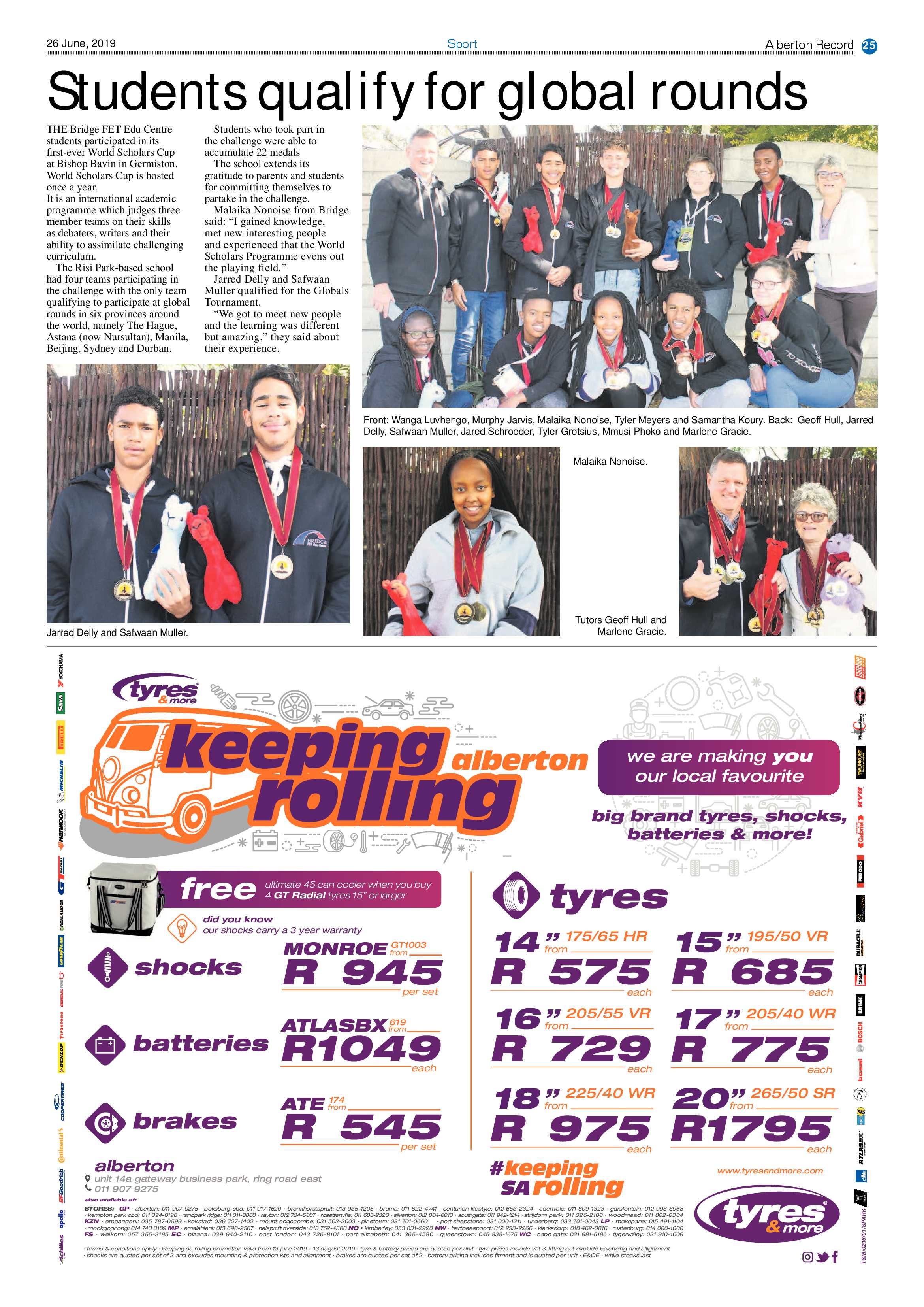 Alberton Record 26 June 2019 page 25