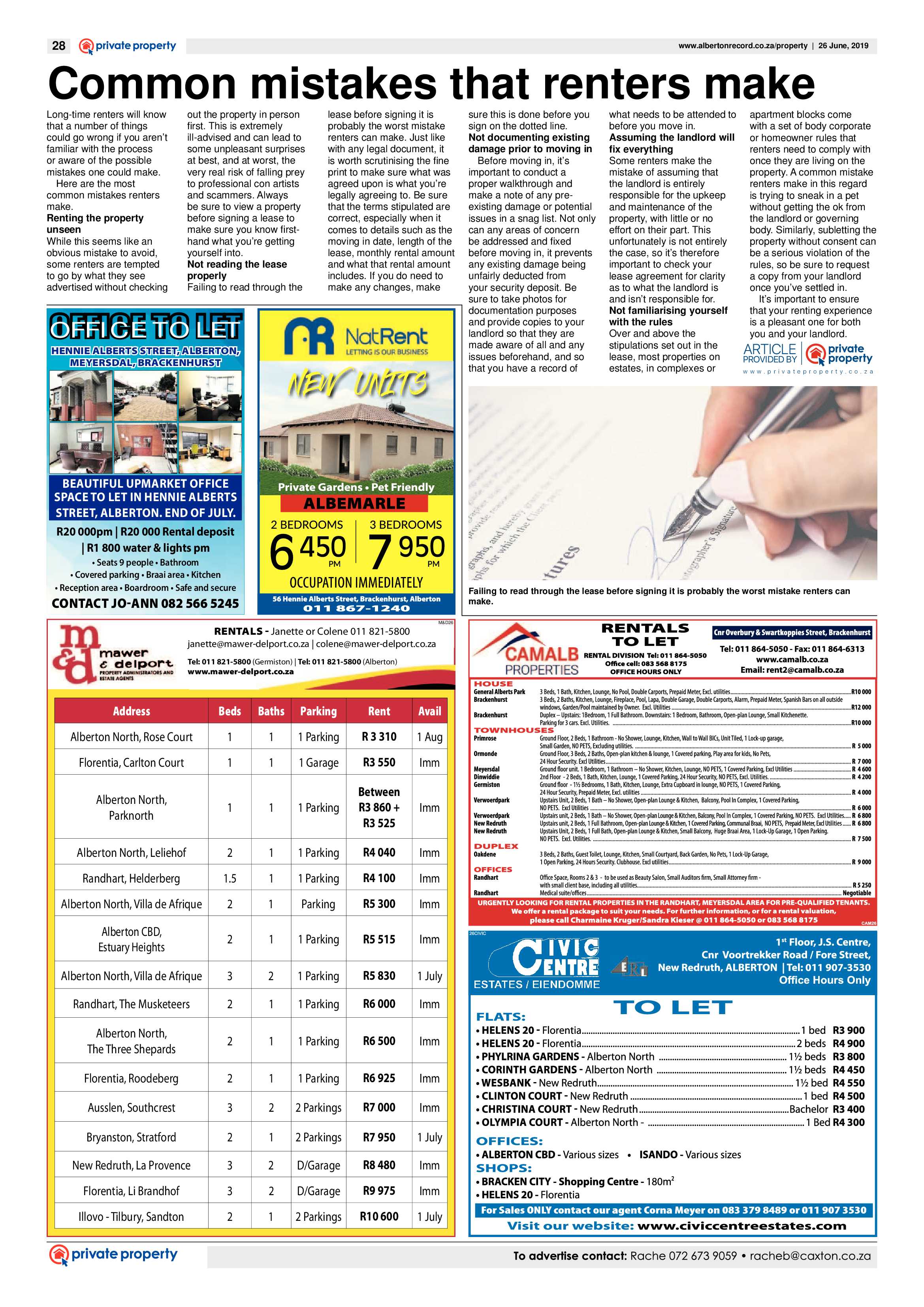Alberton Record 26 June 2019 page 28