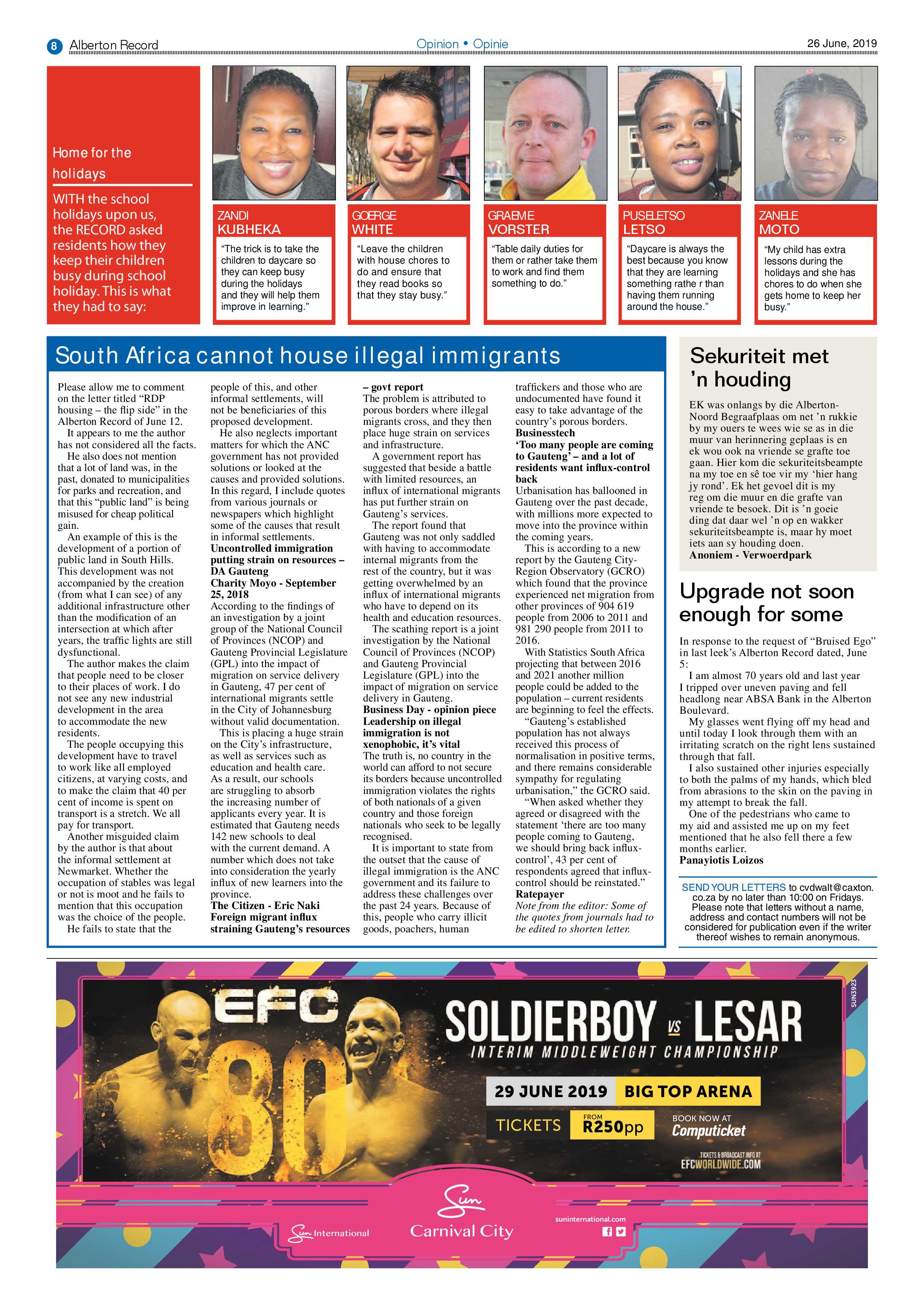 Alberton Record 26 June 2019 page 8