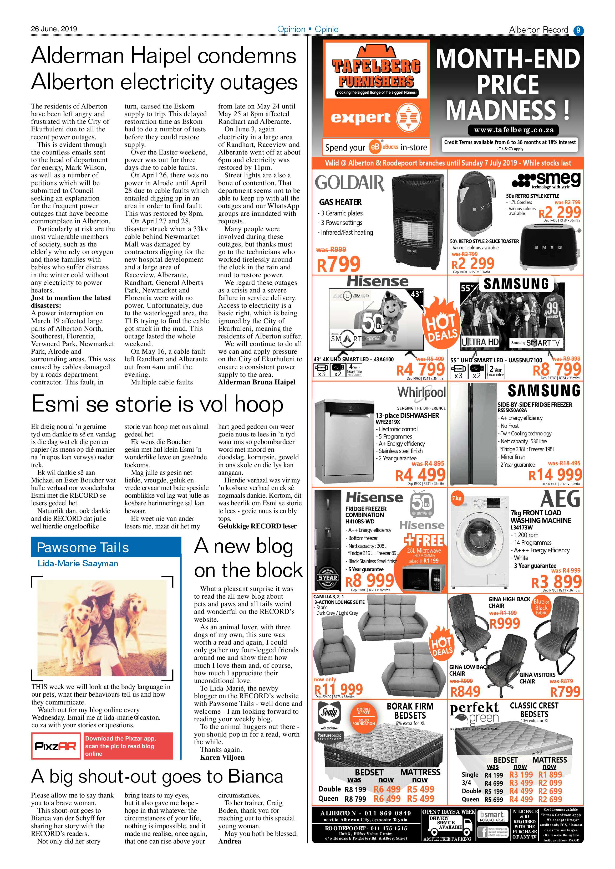 Alberton Record 26 June 2019 page 9