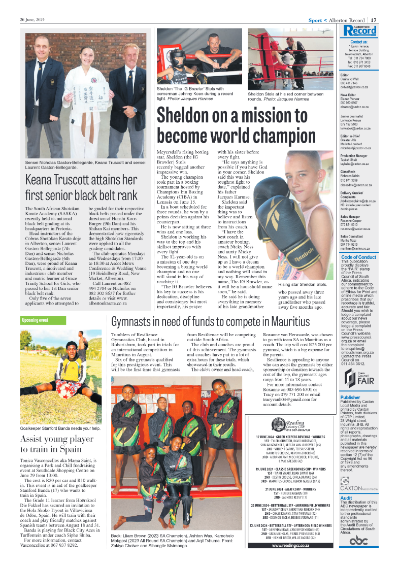 Alberton Record 26 June 2024 page 19