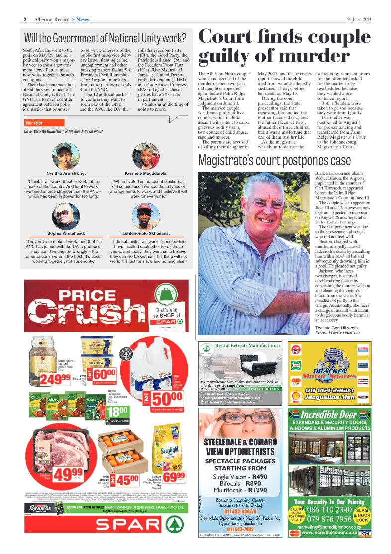 Alberton Record 26 June 2024 page 4