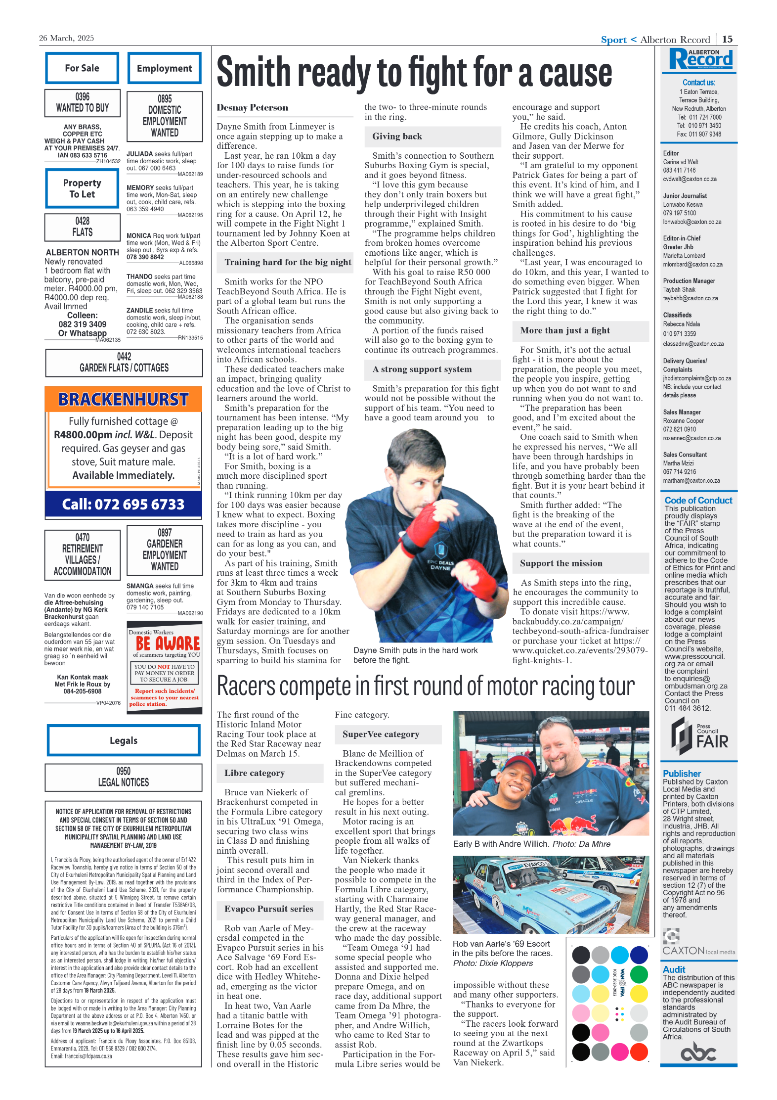 Alberton Record 26 March 2025 page 15
