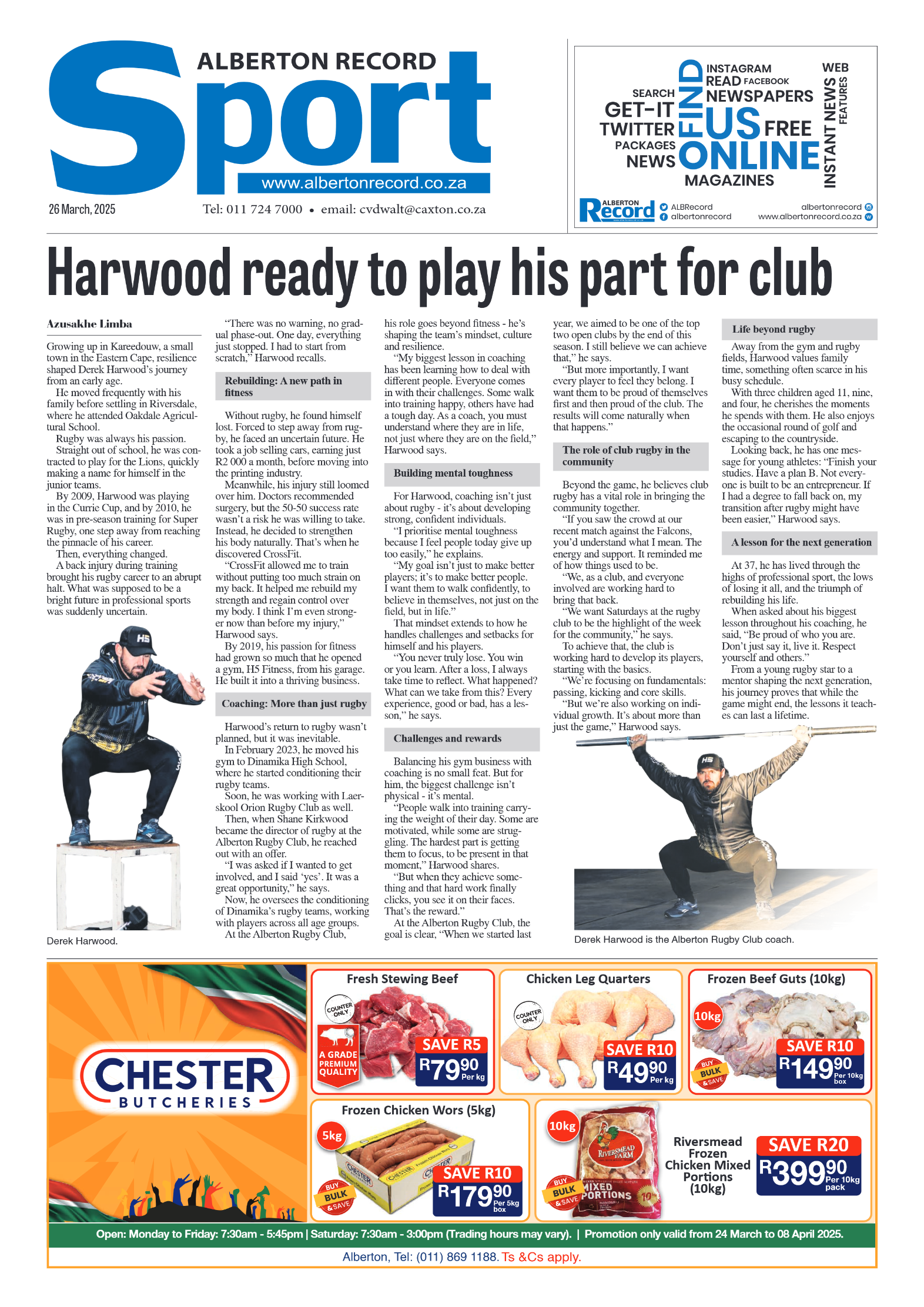Alberton Record 26 March 2025 page 16