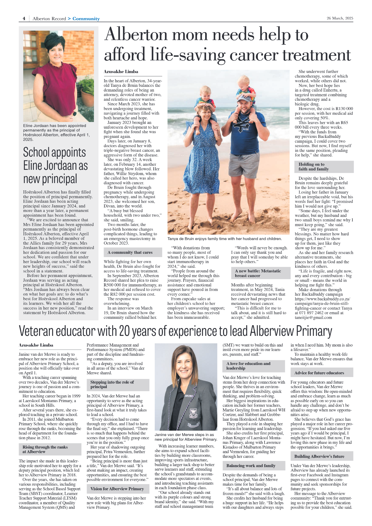 Alberton Record 26 March 2025 page 4