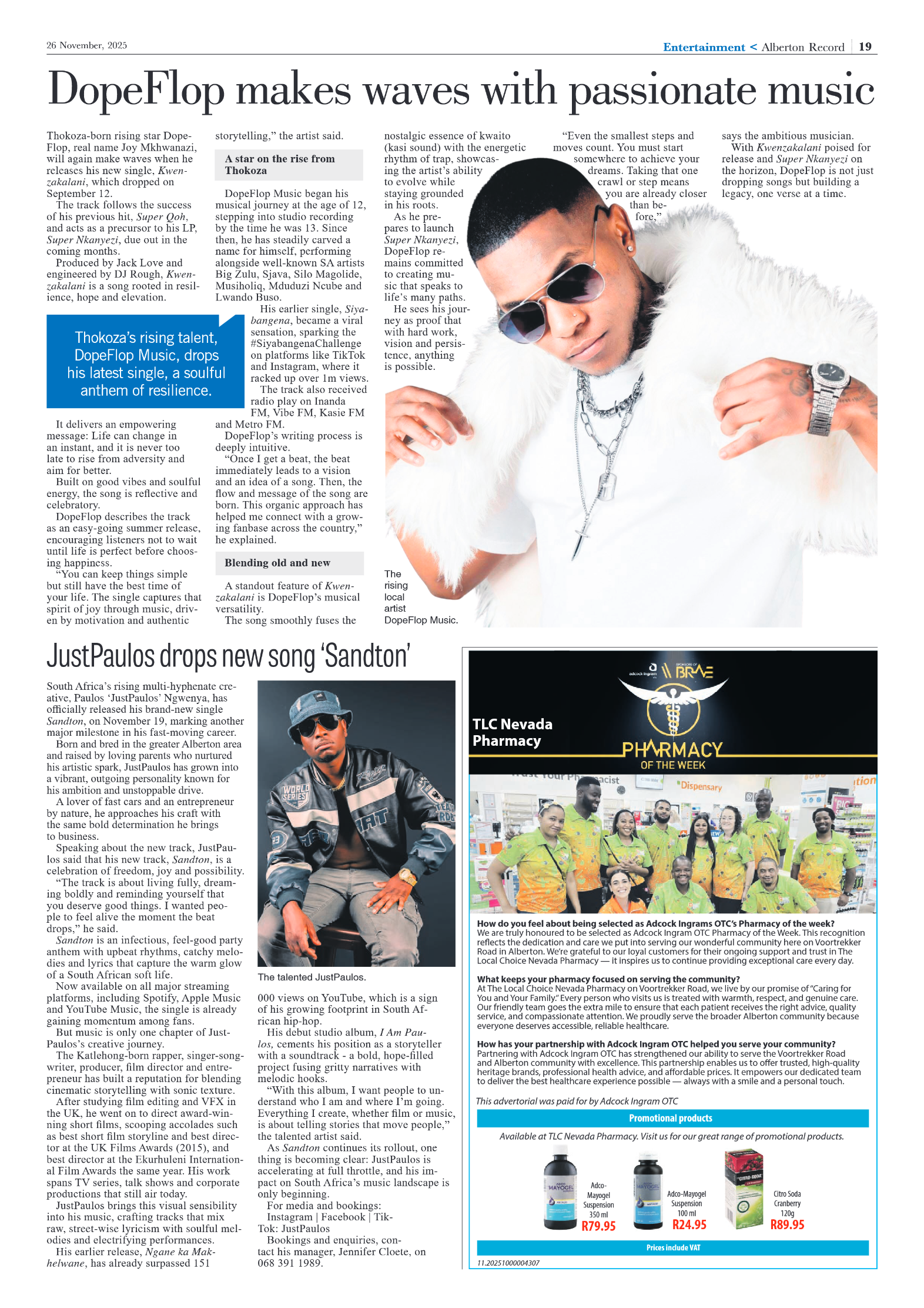 Alberton Record 26 November 2025 page 21