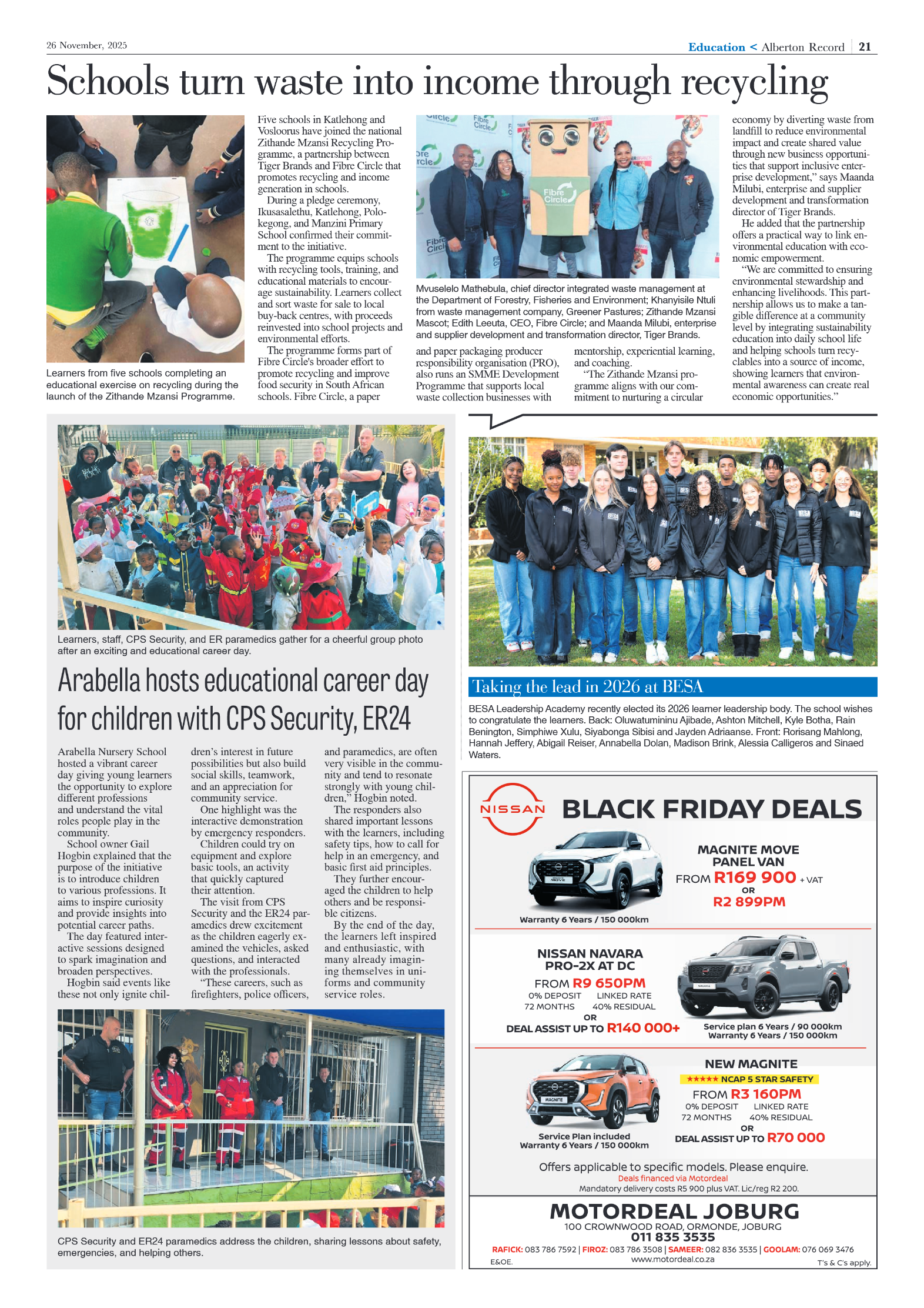 Alberton Record 26 November 2025 page 23