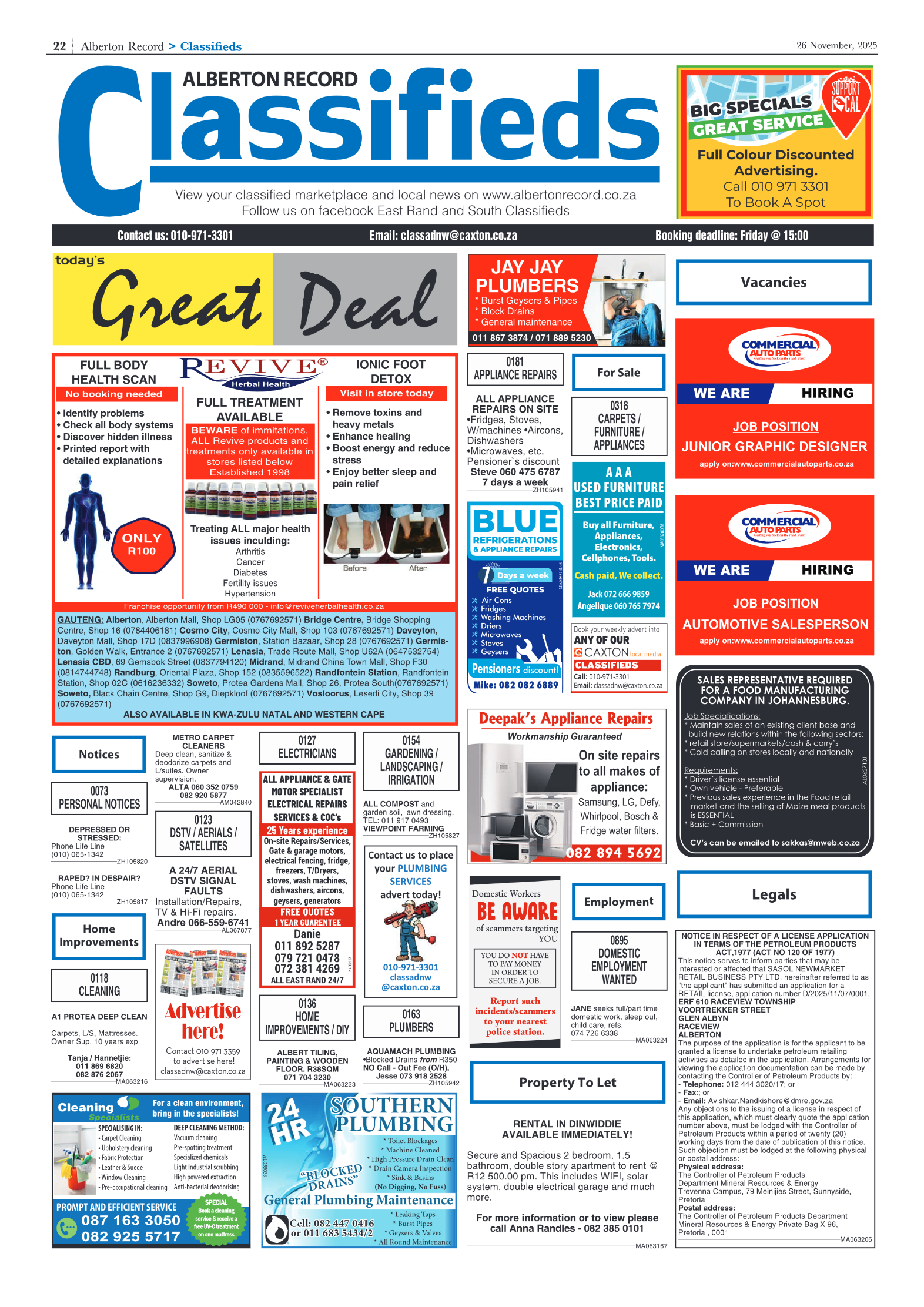 Alberton Record 26 November 2025 page 24